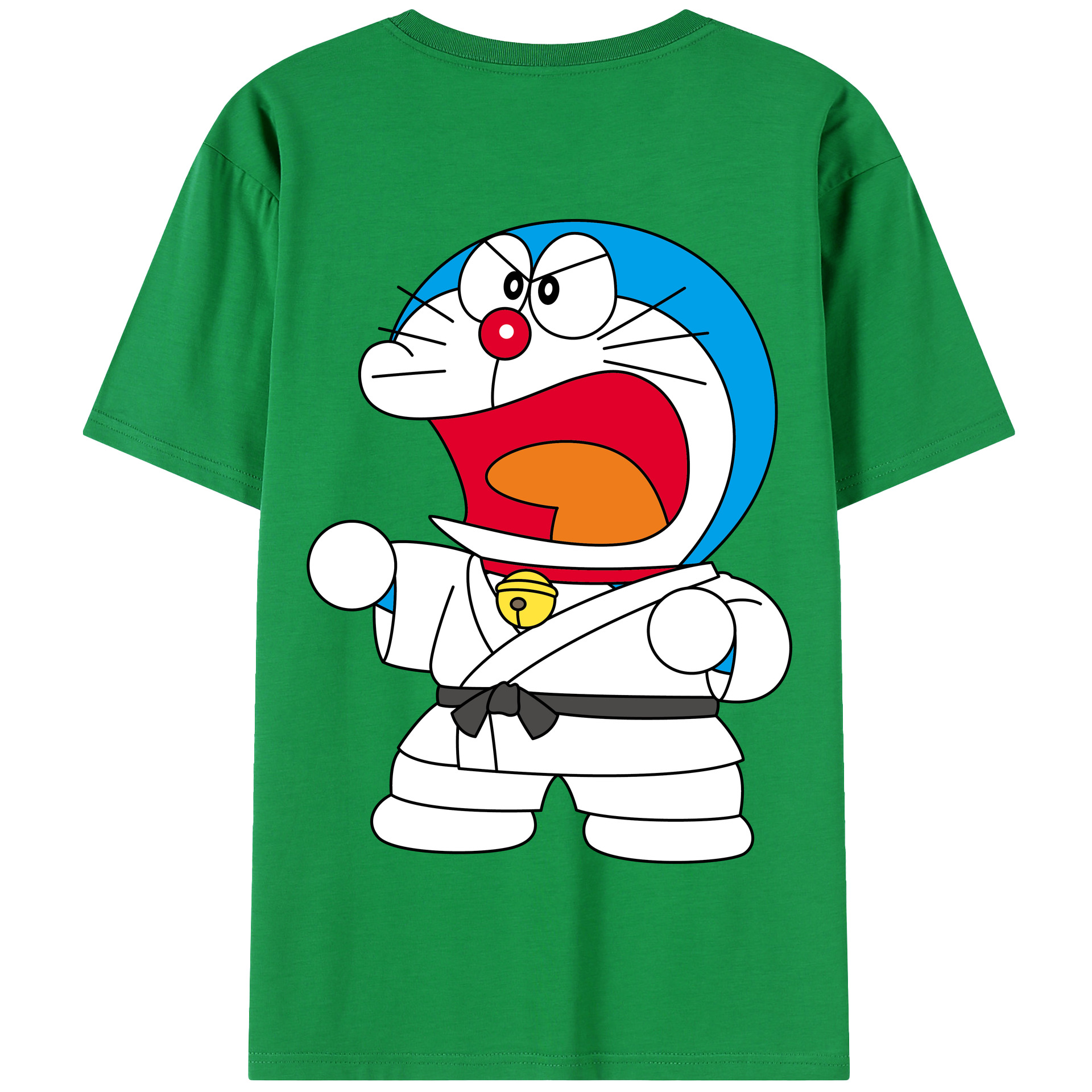 （画像用） ドラえもん Doraemon 綿100％半袖Tシャツ（背面プリント）