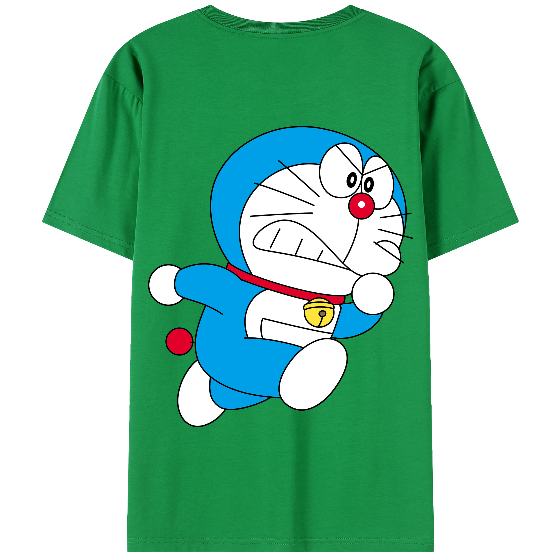 （画像用） ドラえもん Doraemon 綿100％半袖Tシャツ（背面プリント）