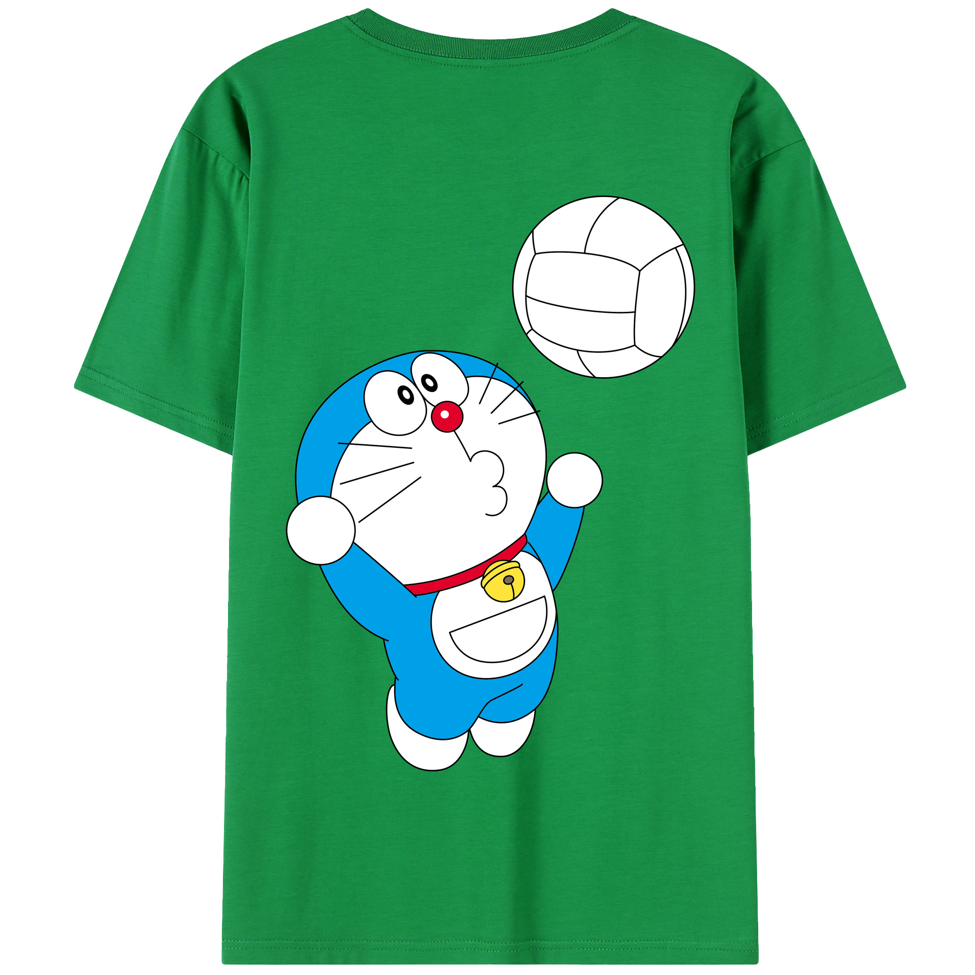 （画像用） ドラえもん Doraemon 綿100％半袖Tシャツ（背面プリント）