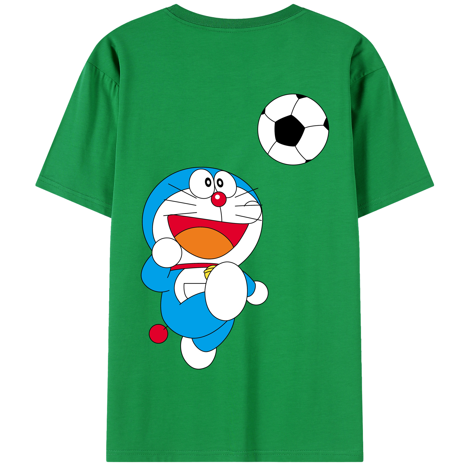 （画像用） ドラえもん Doraemon 綿100％半袖Tシャツ（背面プリント）