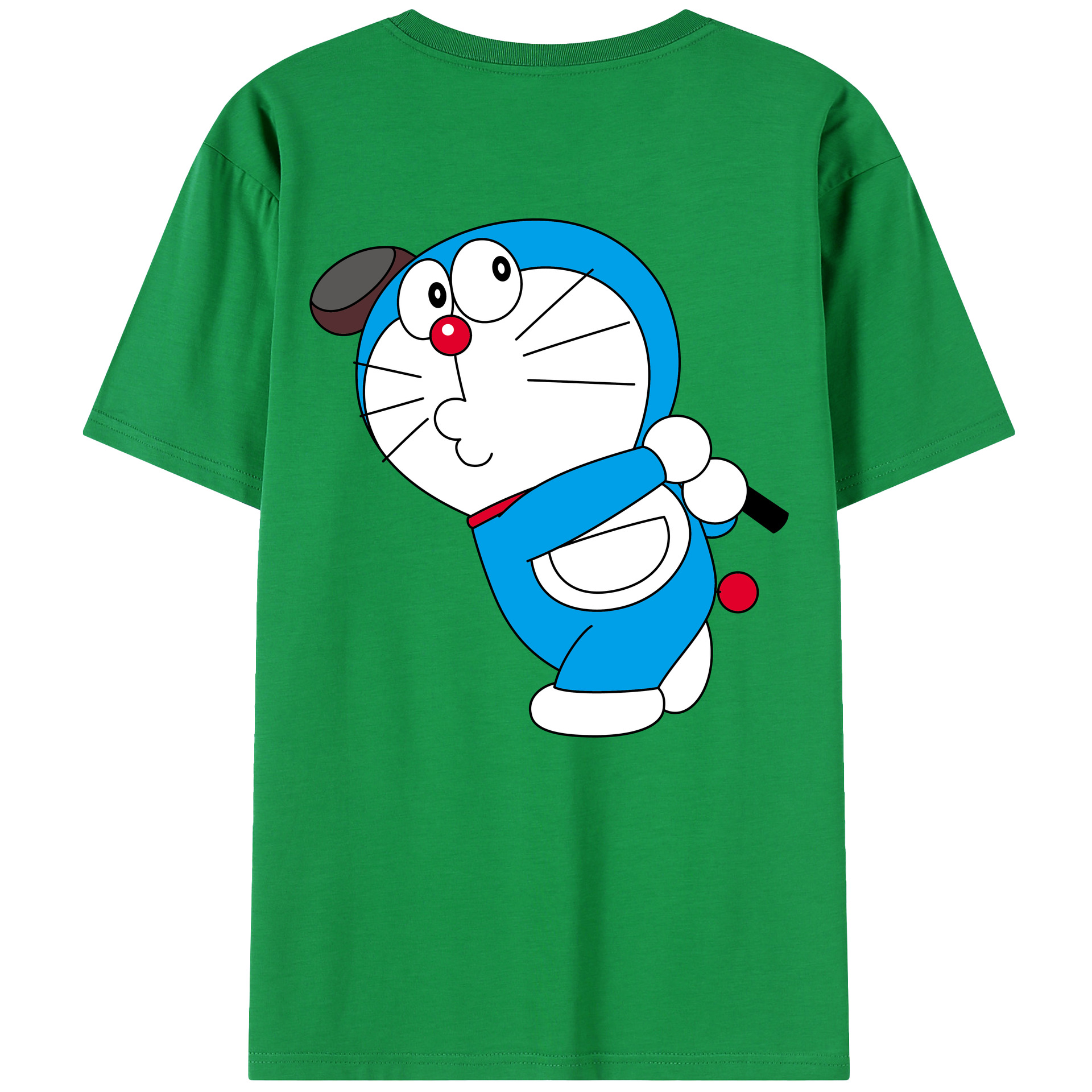 （画像用） ドラえもん Doraemon 綿100％半袖Tシャツ（背面プリント）