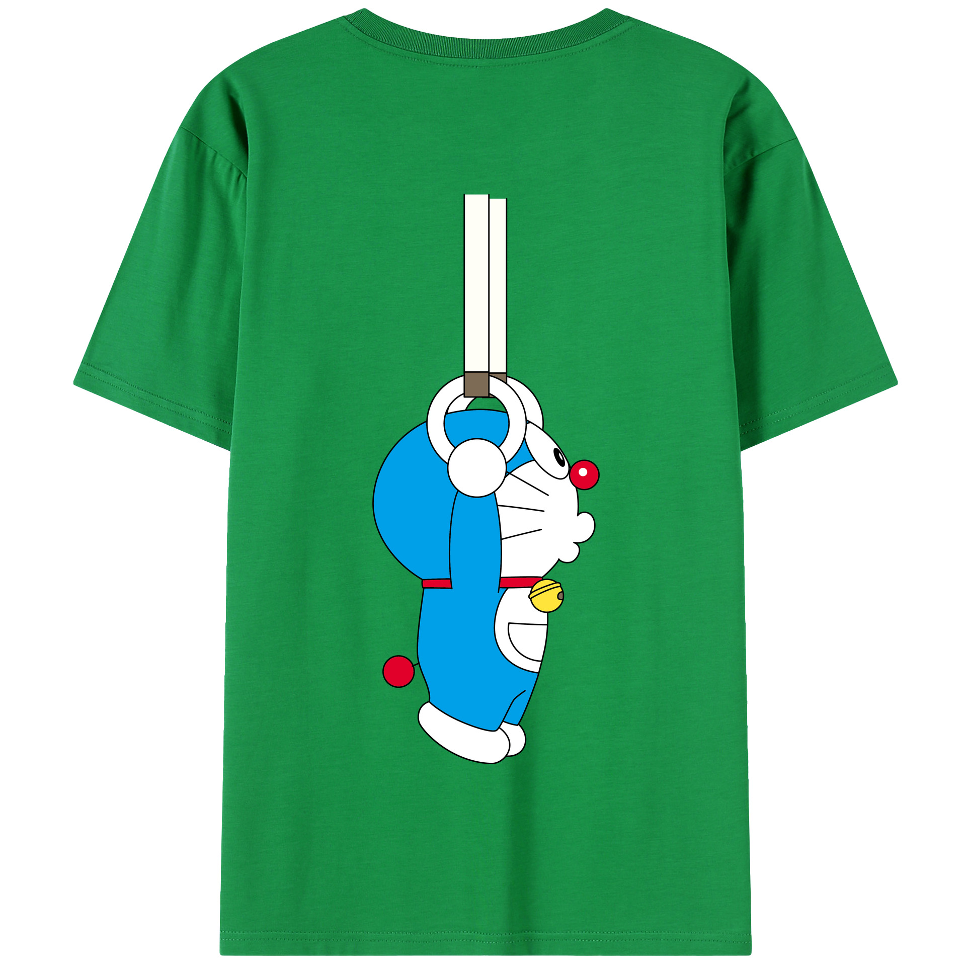 （画像用） ドラえもん Doraemon 綿100％半袖Tシャツ（背面プリント）