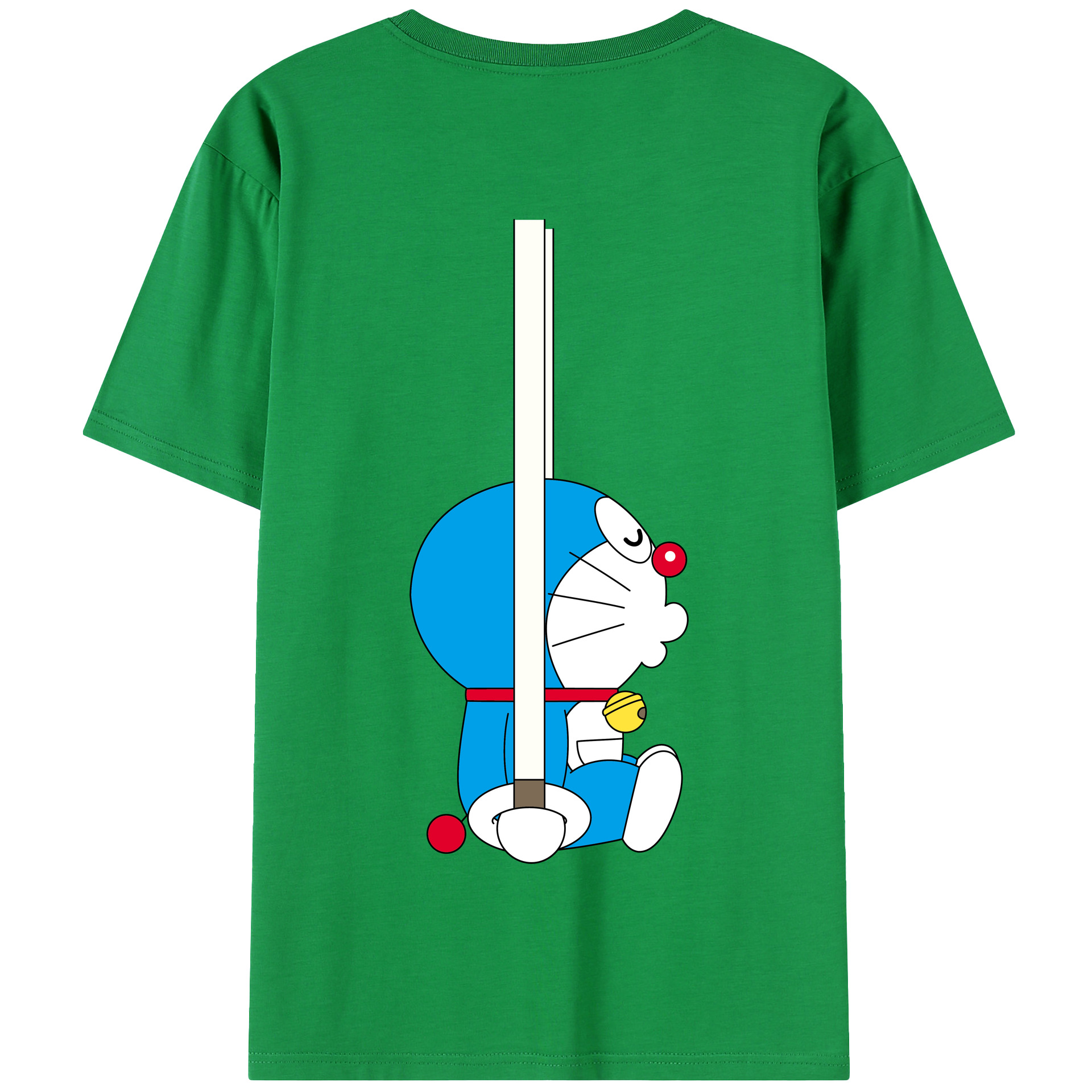 （画像用） ドラえもん Doraemon 綿100％半袖Tシャツ（背面プリント）