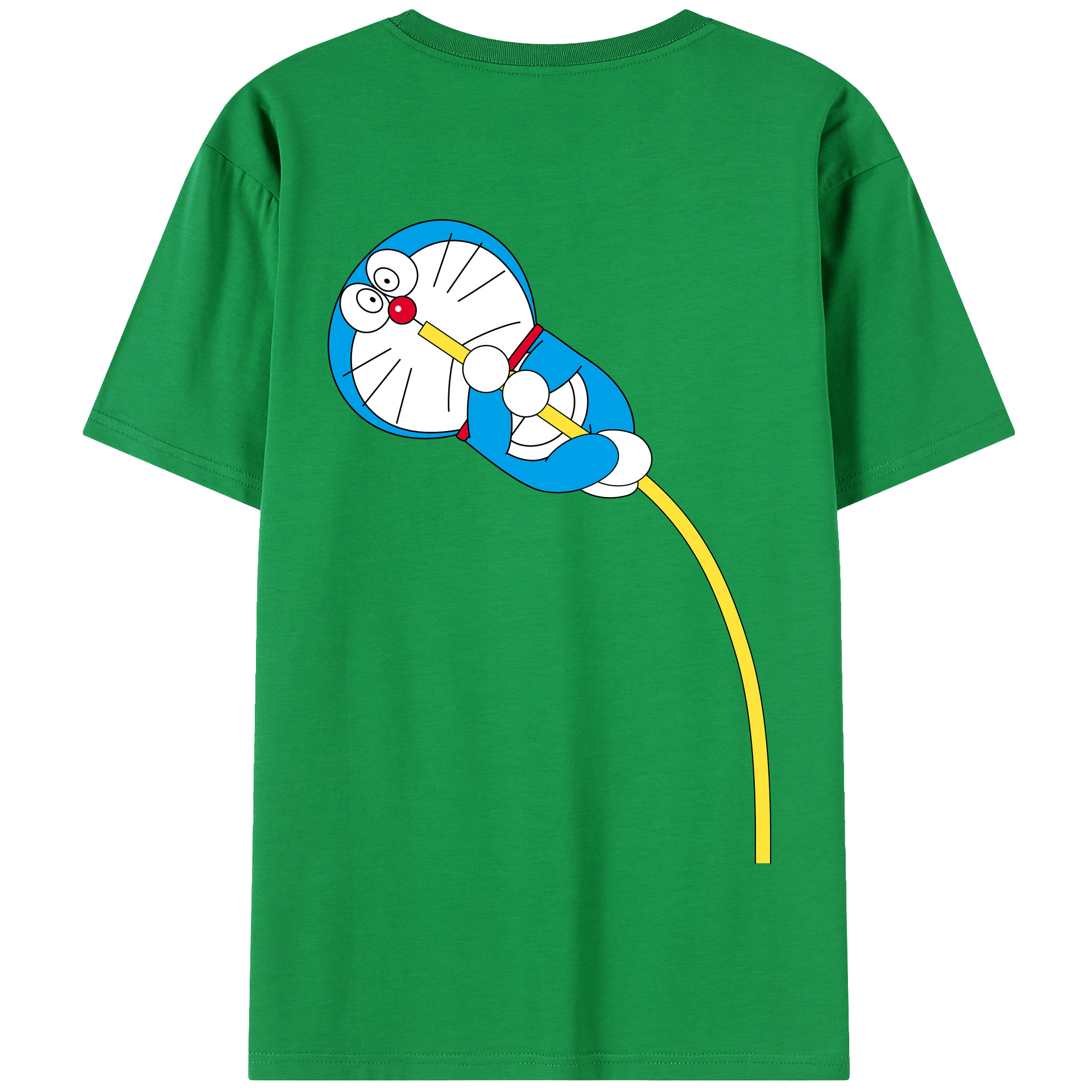 （画像用） ドラえもん Doraemon 綿100％半袖Tシャツ（背面プリント）