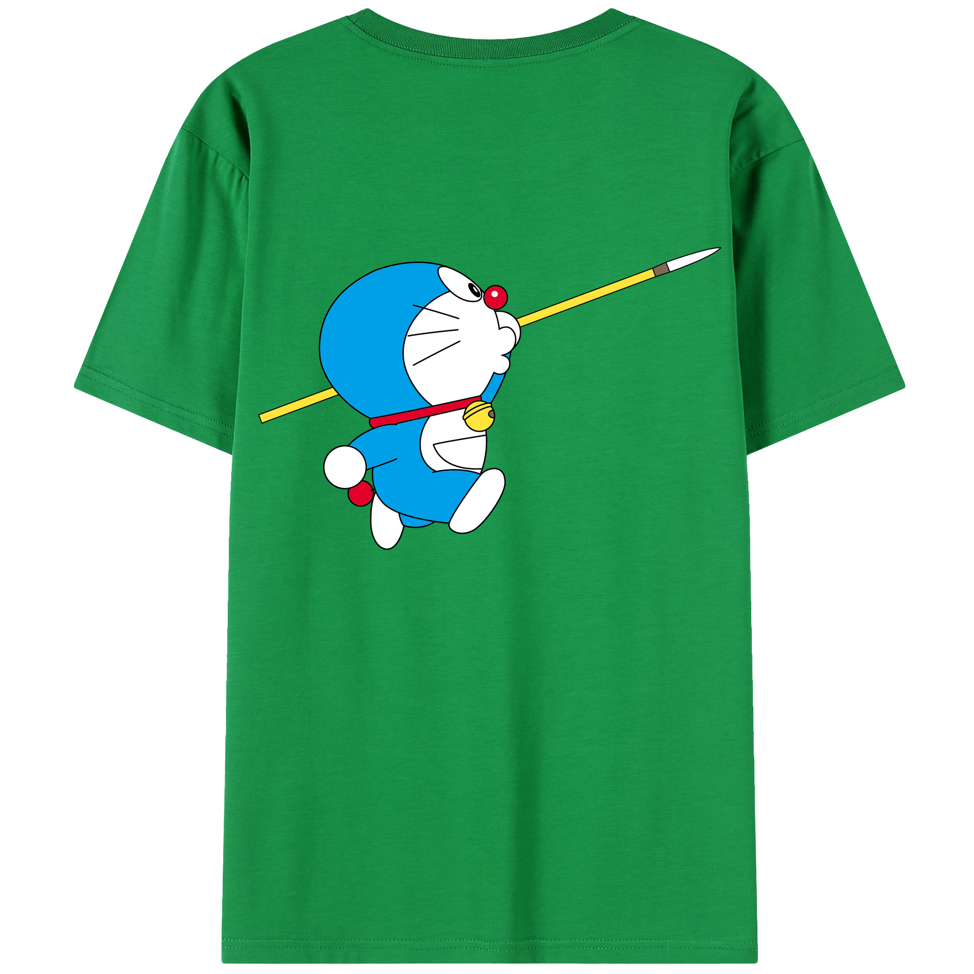（画像用） ドラえもん Doraemon 綿100％半袖Tシャツ（背面プリント）
