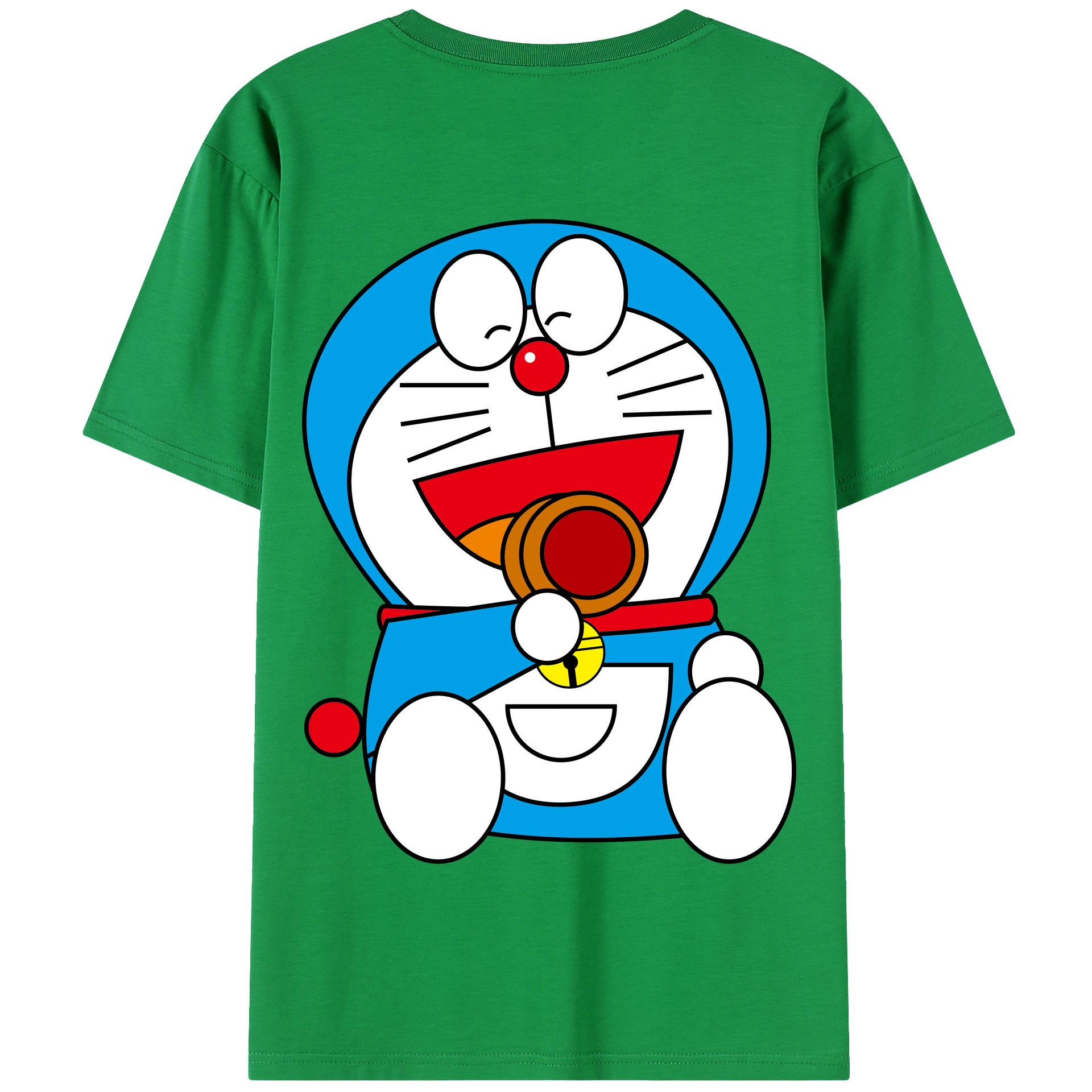 （画像用） ドラえもん Doraemon 綿100％半袖Tシャツ（背面プリント）