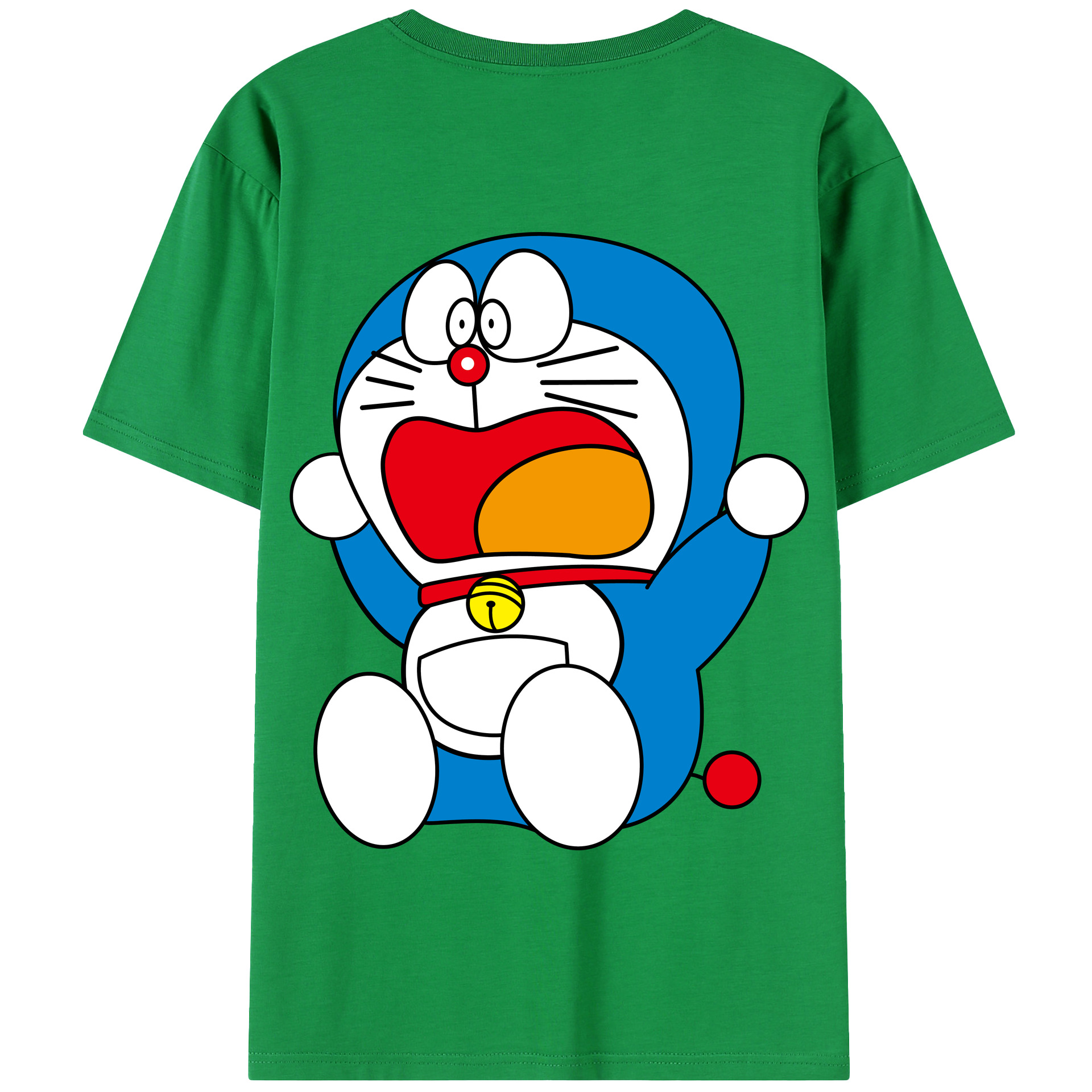 （画像用） ドラえもん Doraemon 綿100％半袖Tシャツ（背面プリント）