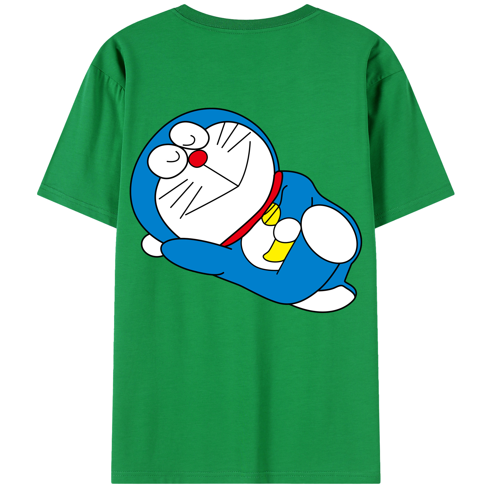 （画像用） ドラえもん Doraemon 綿100％半袖Tシャツ（背面プリント）