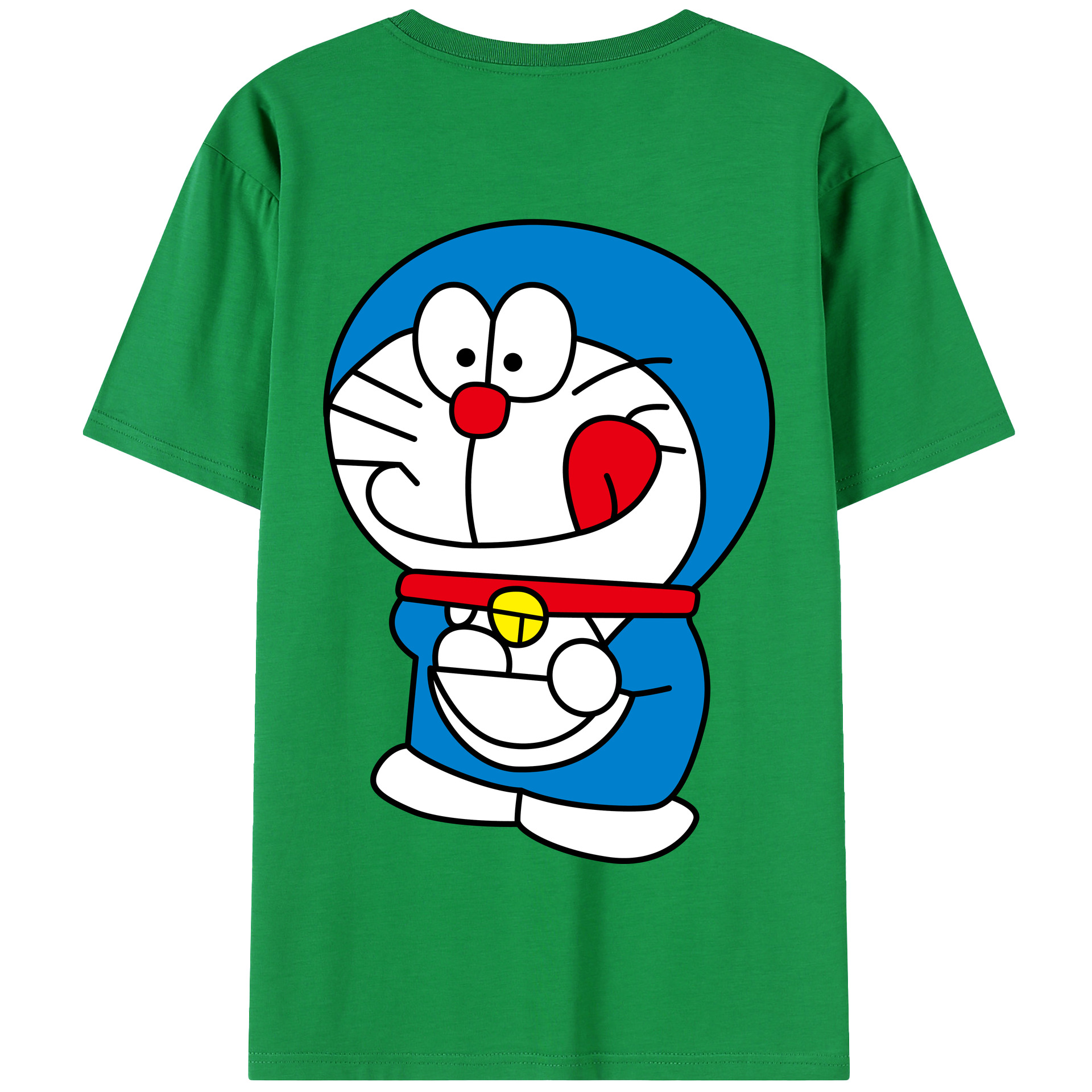 （画像用） ドラえもん Doraemon 綿100％半袖Tシャツ（背面プリント）