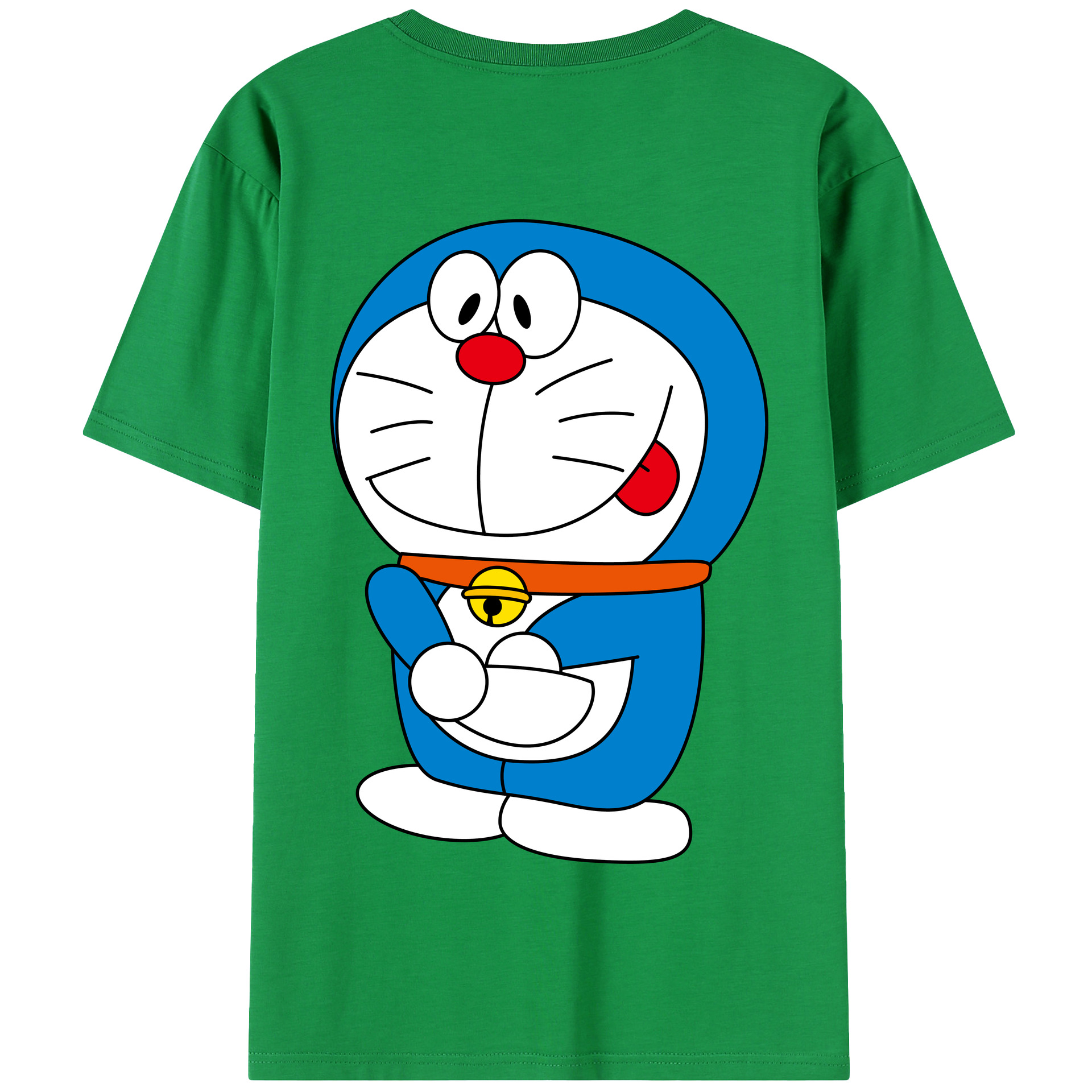 （画像用） ドラえもん Doraemon 綿100％半袖Tシャツ（背面プリント）