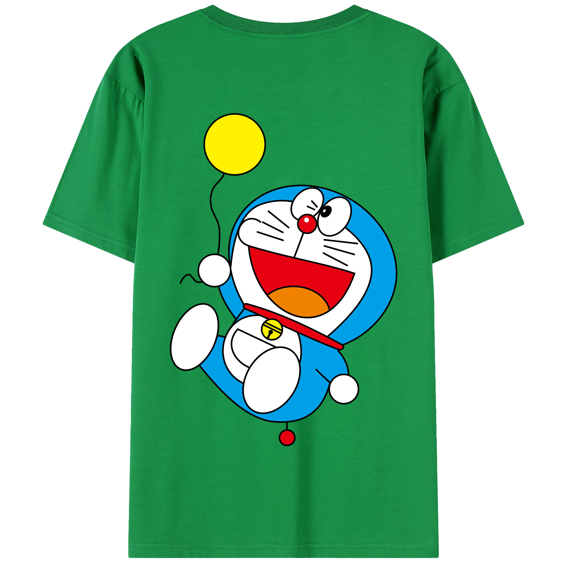 （画像用） ドラえもん Doraemon 綿100％半袖Tシャツ（背面プリント）