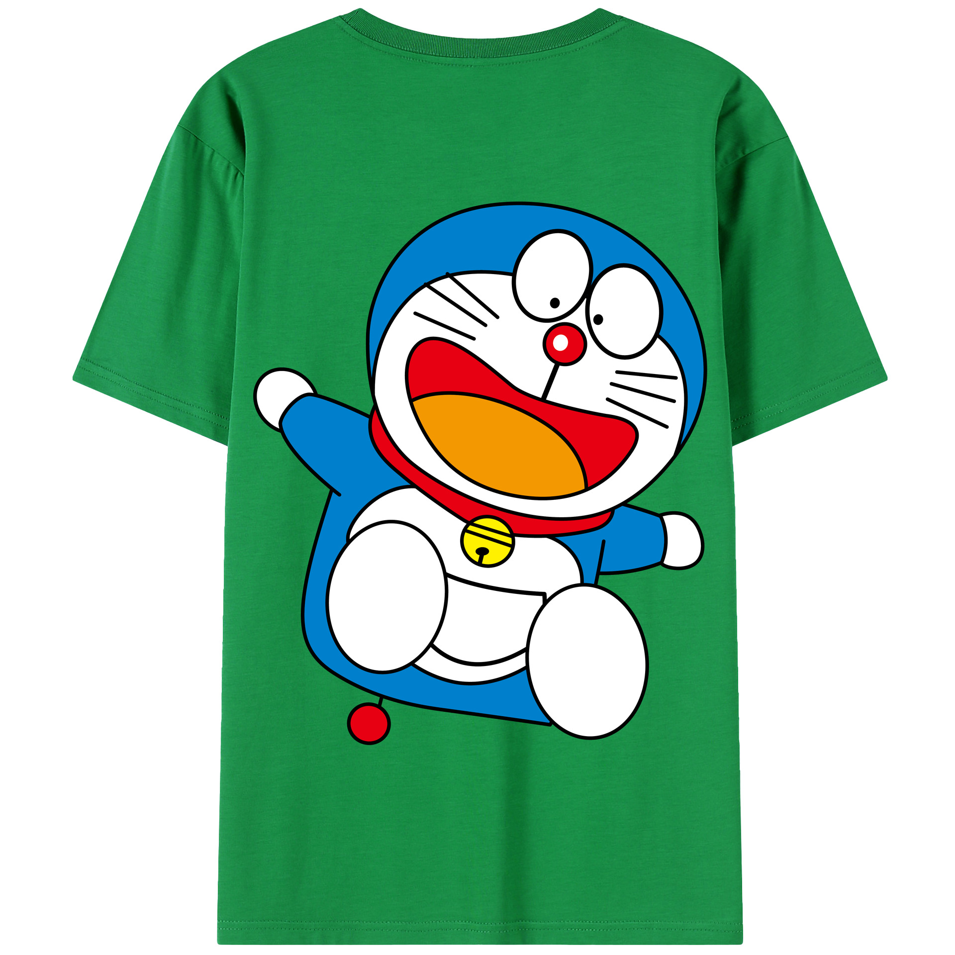 （画像用） ドラえもん Doraemon 綿100％半袖Tシャツ（背面プリント）
