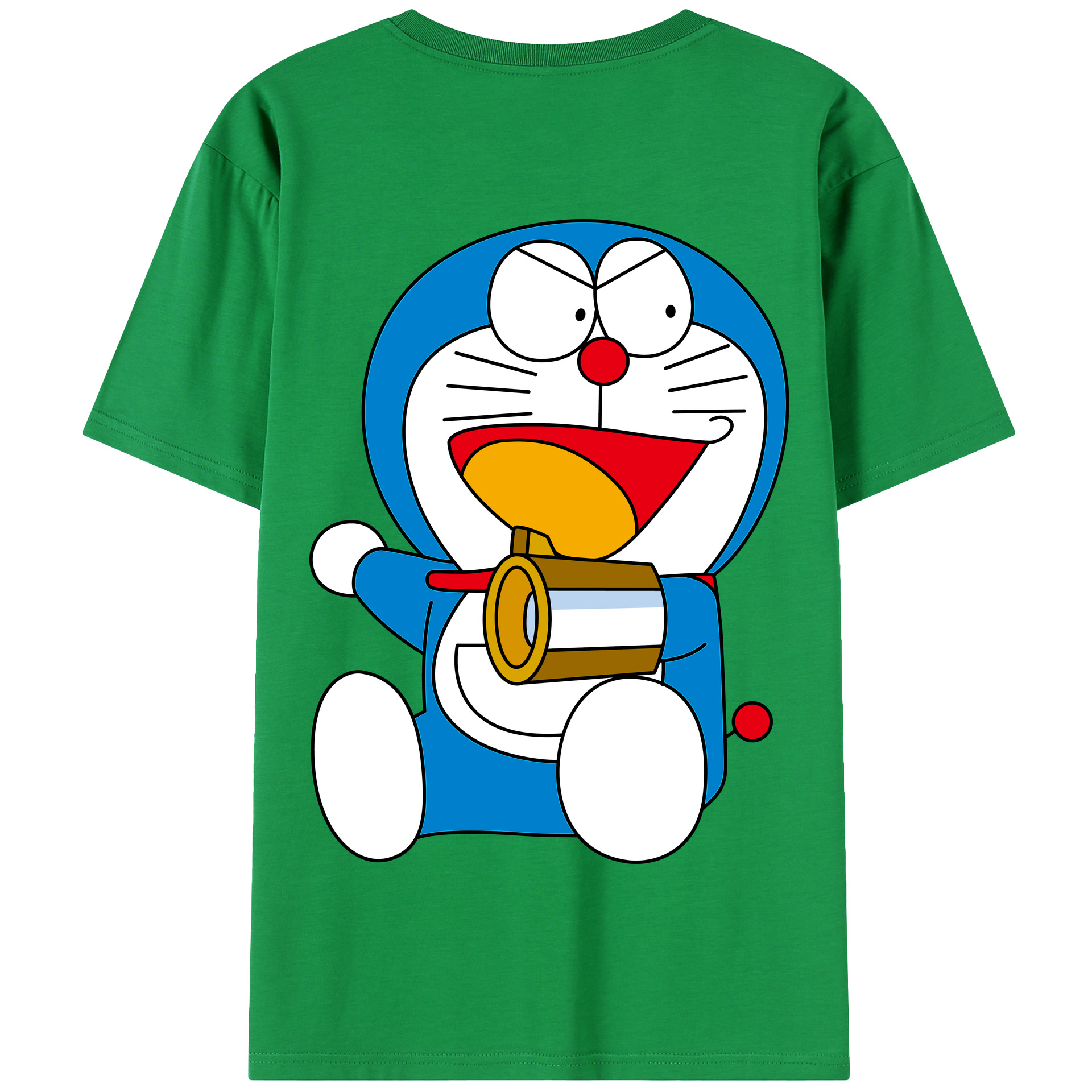 （画像用） ドラえもん Doraemon 綿100％半袖Tシャツ（背面プリント）