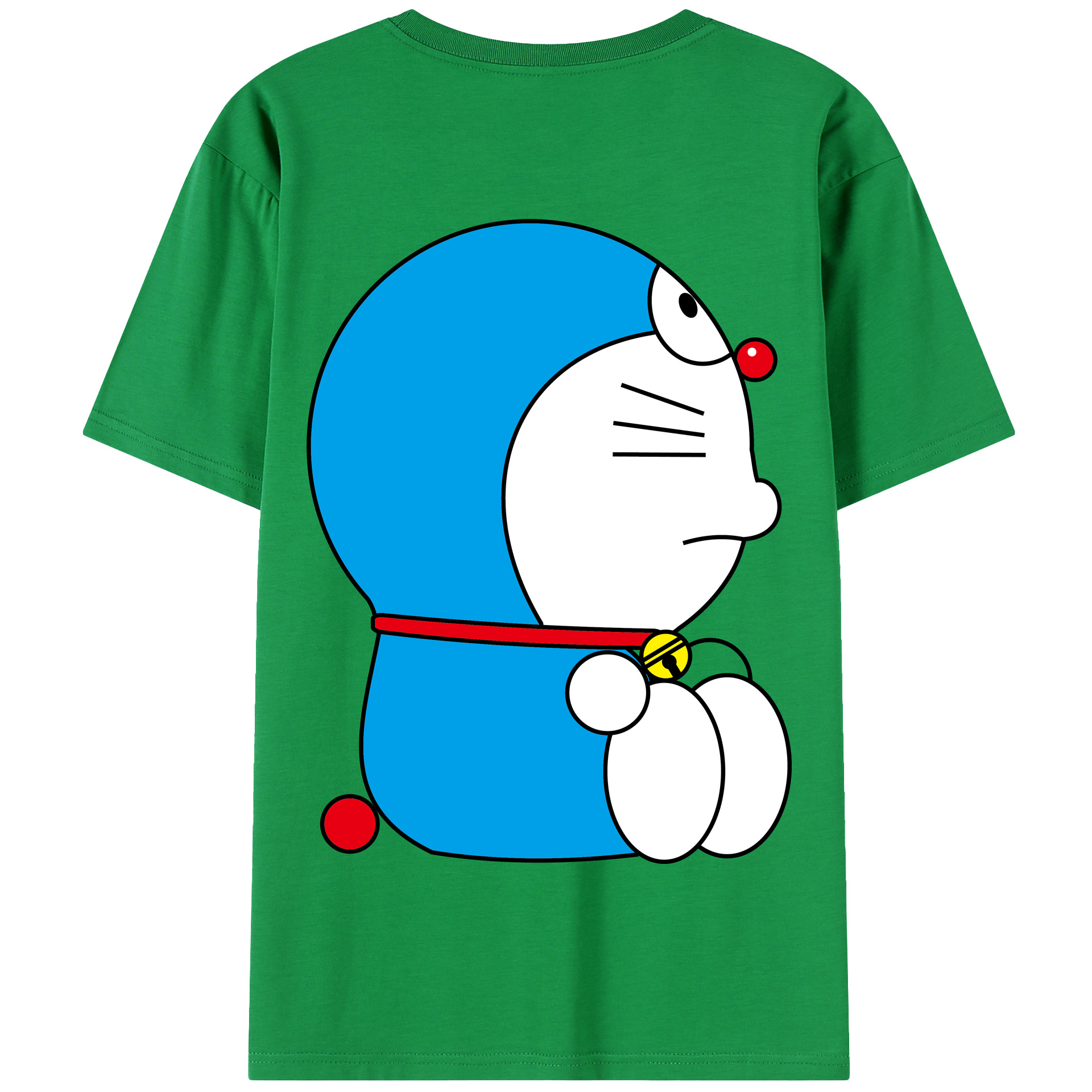 （画像用） ドラえもん Doraemon 綿100％半袖Tシャツ（背面プリント）