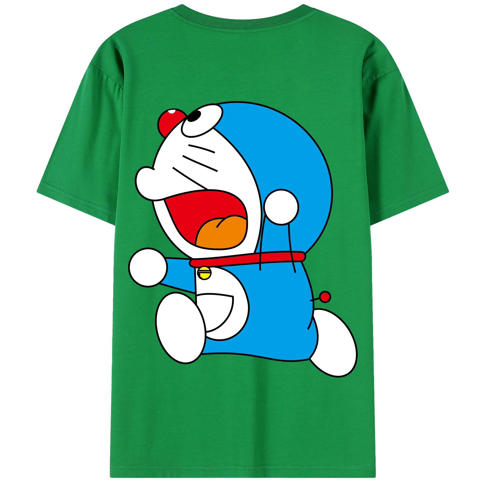 （画像用） ドラえもん Doraemon 綿100％半袖Tシャツ（背面プリント）