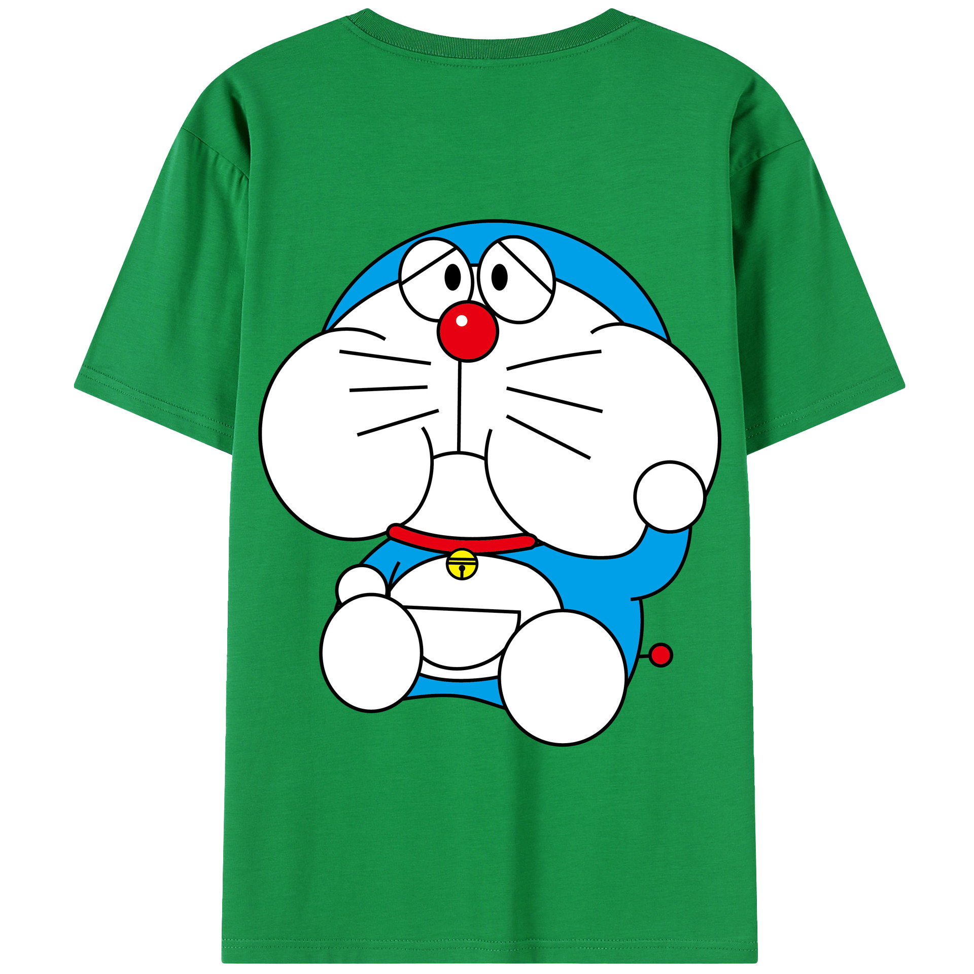 （画像用） ドラえもん Doraemon 綿100％半袖Tシャツ（背面プリント）