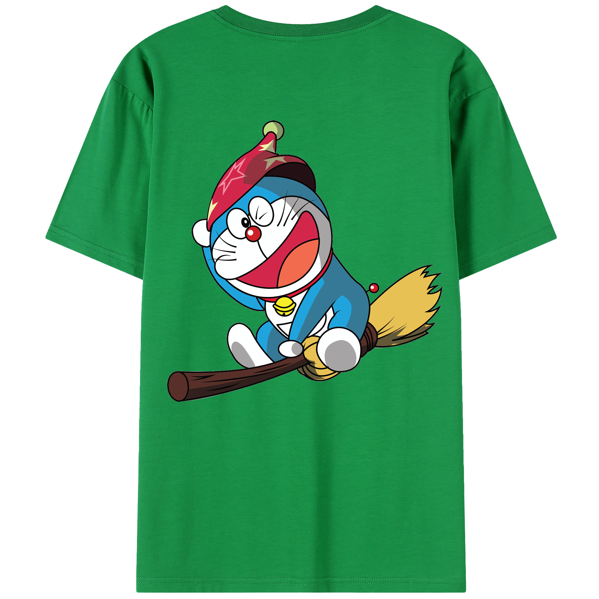 （画像用） ドラえもん Doraemon 綿100％半袖Tシャツ（背面プリント）