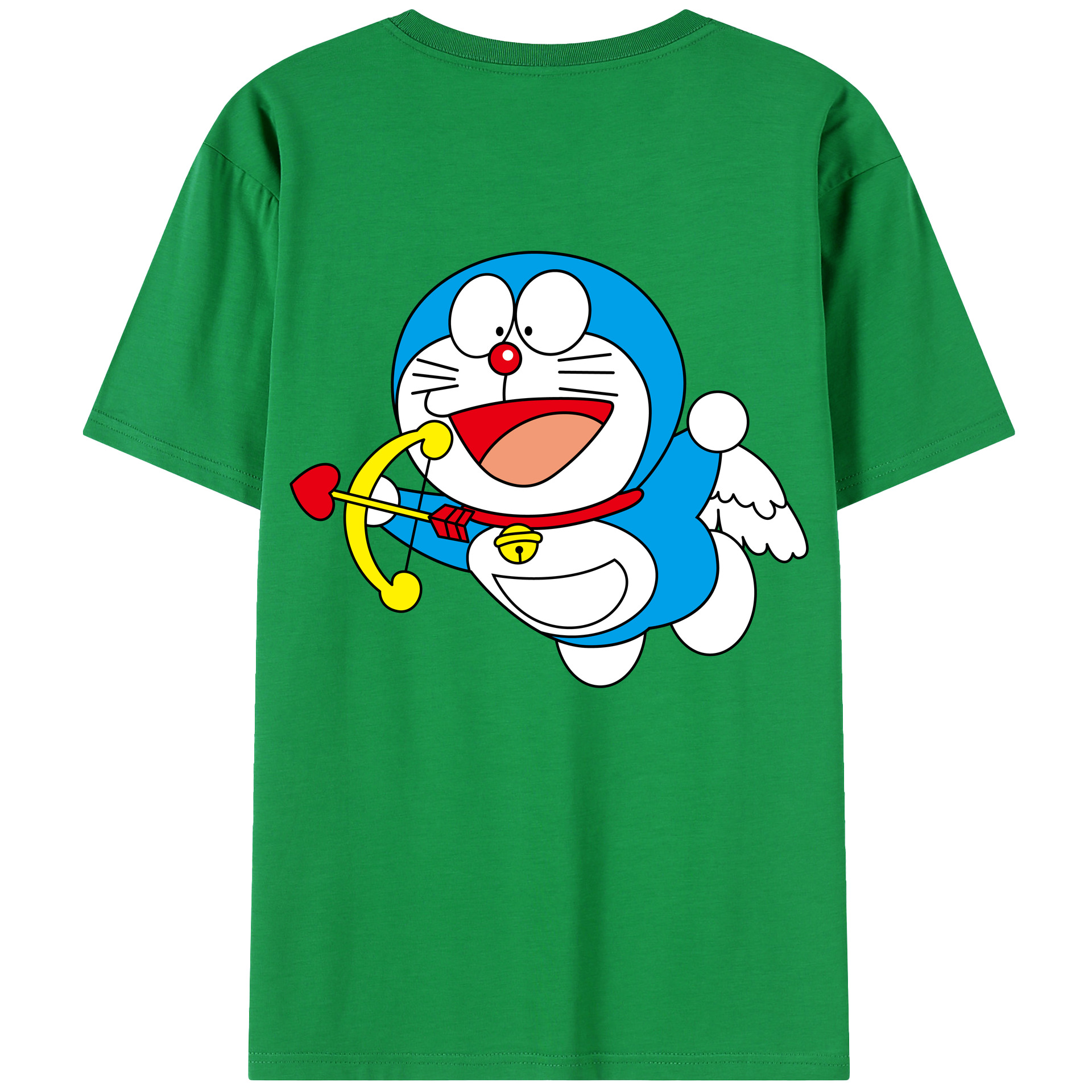 （画像用） ドラえもん Doraemon 綿100％半袖Tシャツ（背面プリント）