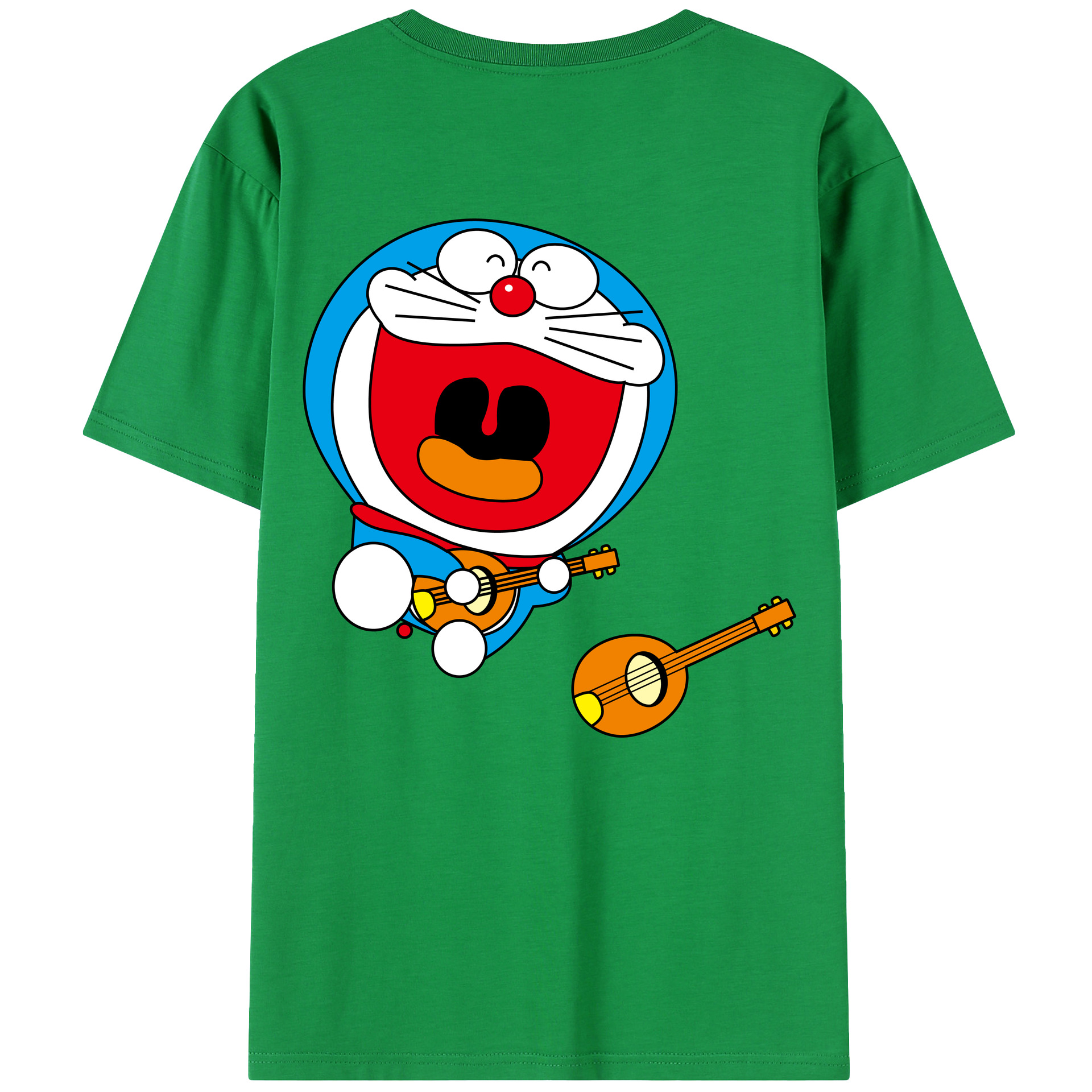 （画像用） ドラえもん Doraemon 綿100％半袖Tシャツ（背面プリント）