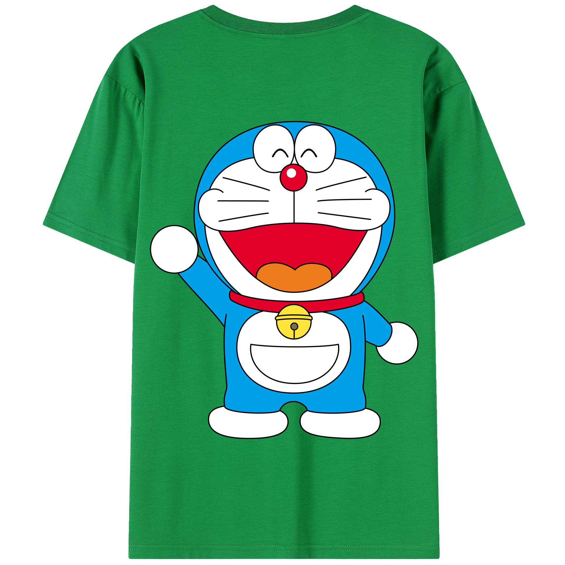 （画像用） ドラえもん Doraemon 綿100％半袖Tシャツ（背面プリント）