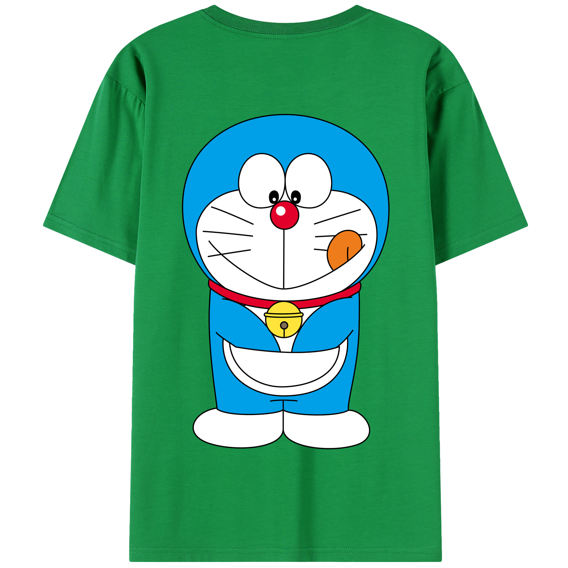 （画像用） ドラえもん Doraemon 綿100％半袖Tシャツ（背面プリント）