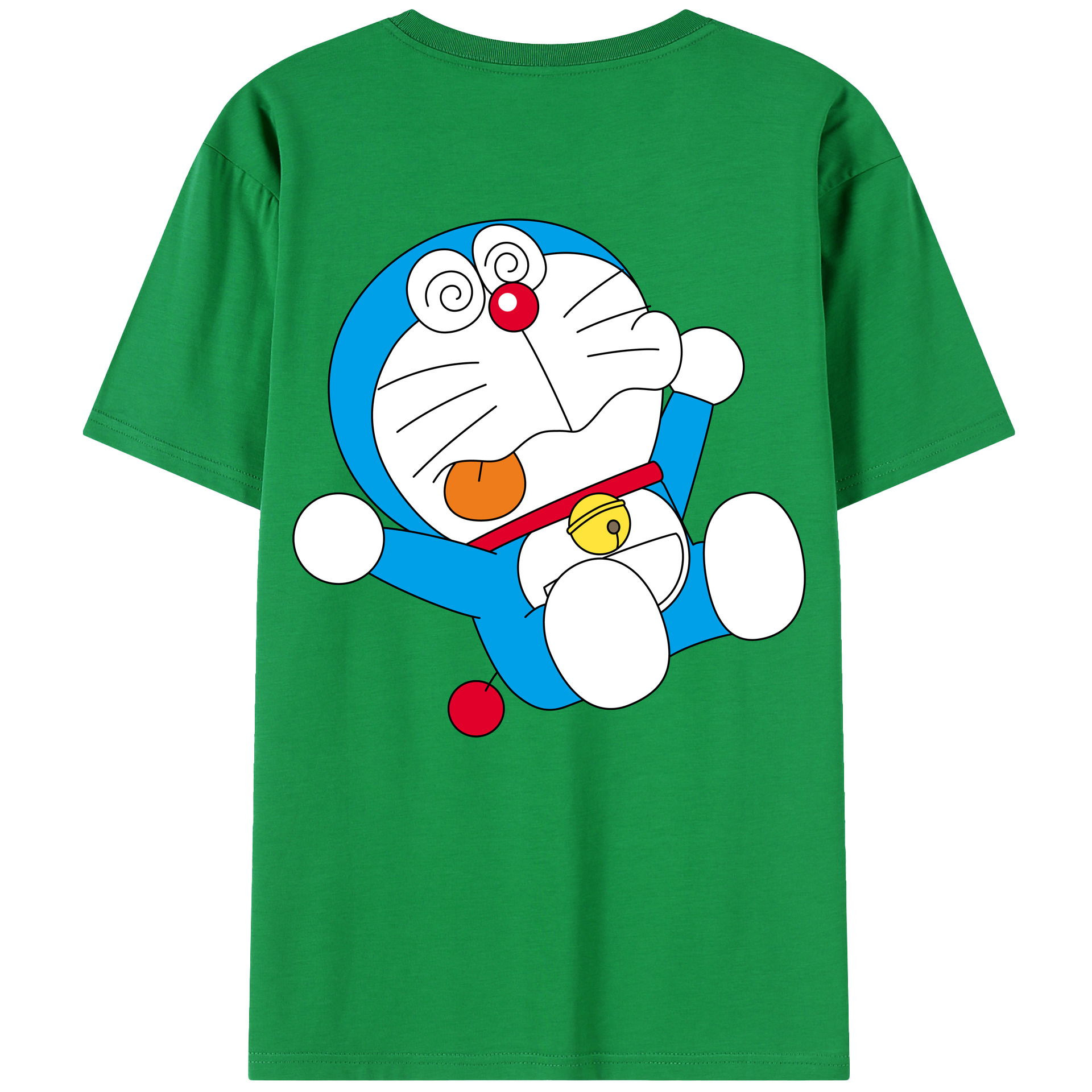 （画像用） ドラえもん Doraemon 綿100％半袖Tシャツ（背面プリント）