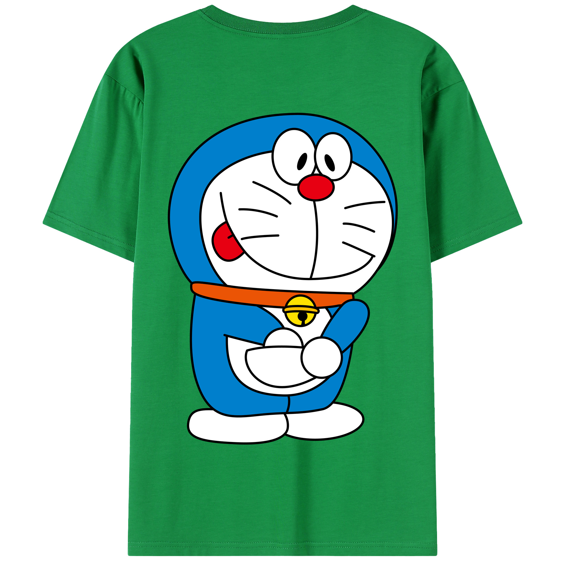 （画像用） ドラえもん Doraemon 綿100％半袖Tシャツ（背面プリント）