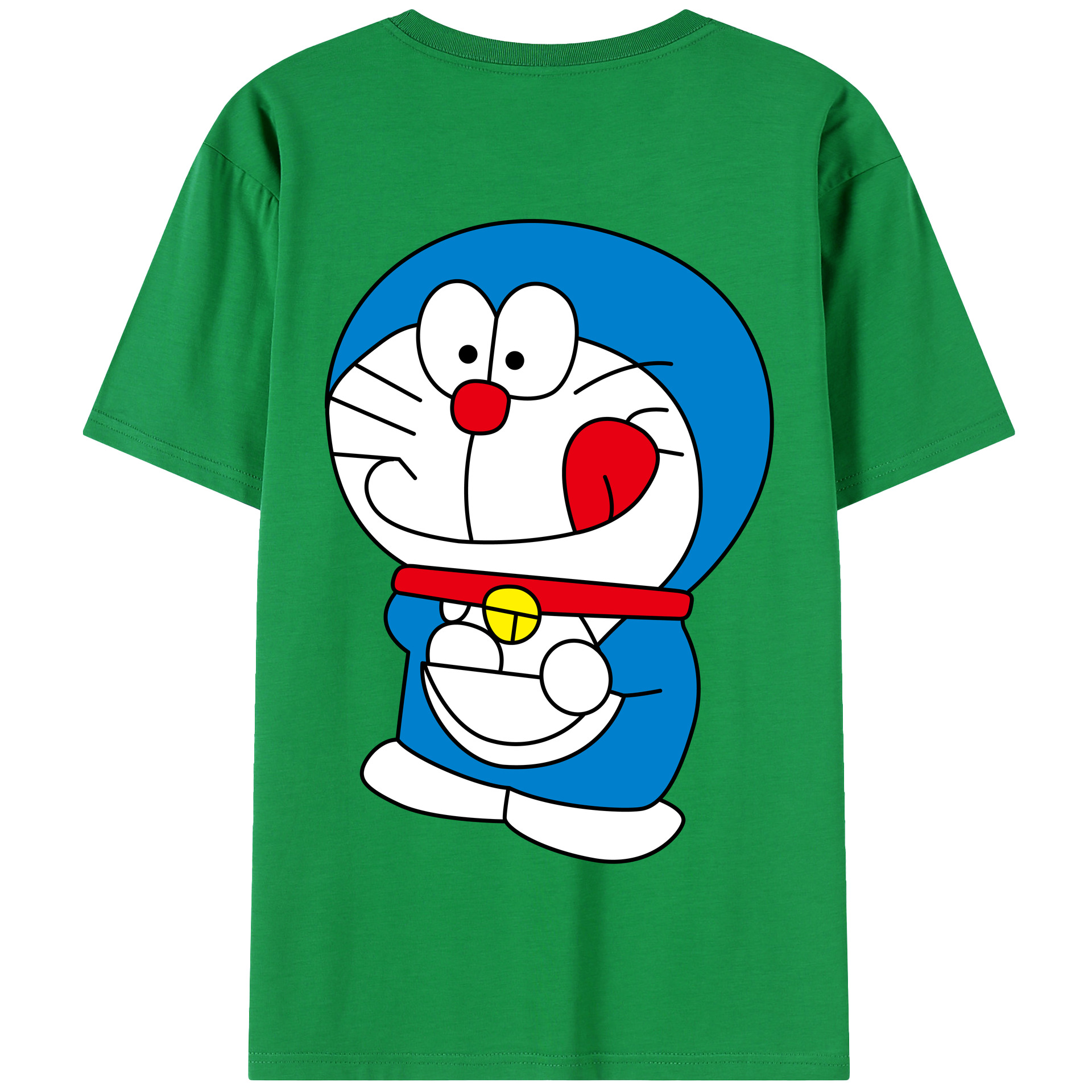 （画像用） ドラえもん Doraemon 綿100％半袖Tシャツ（背面プリント）