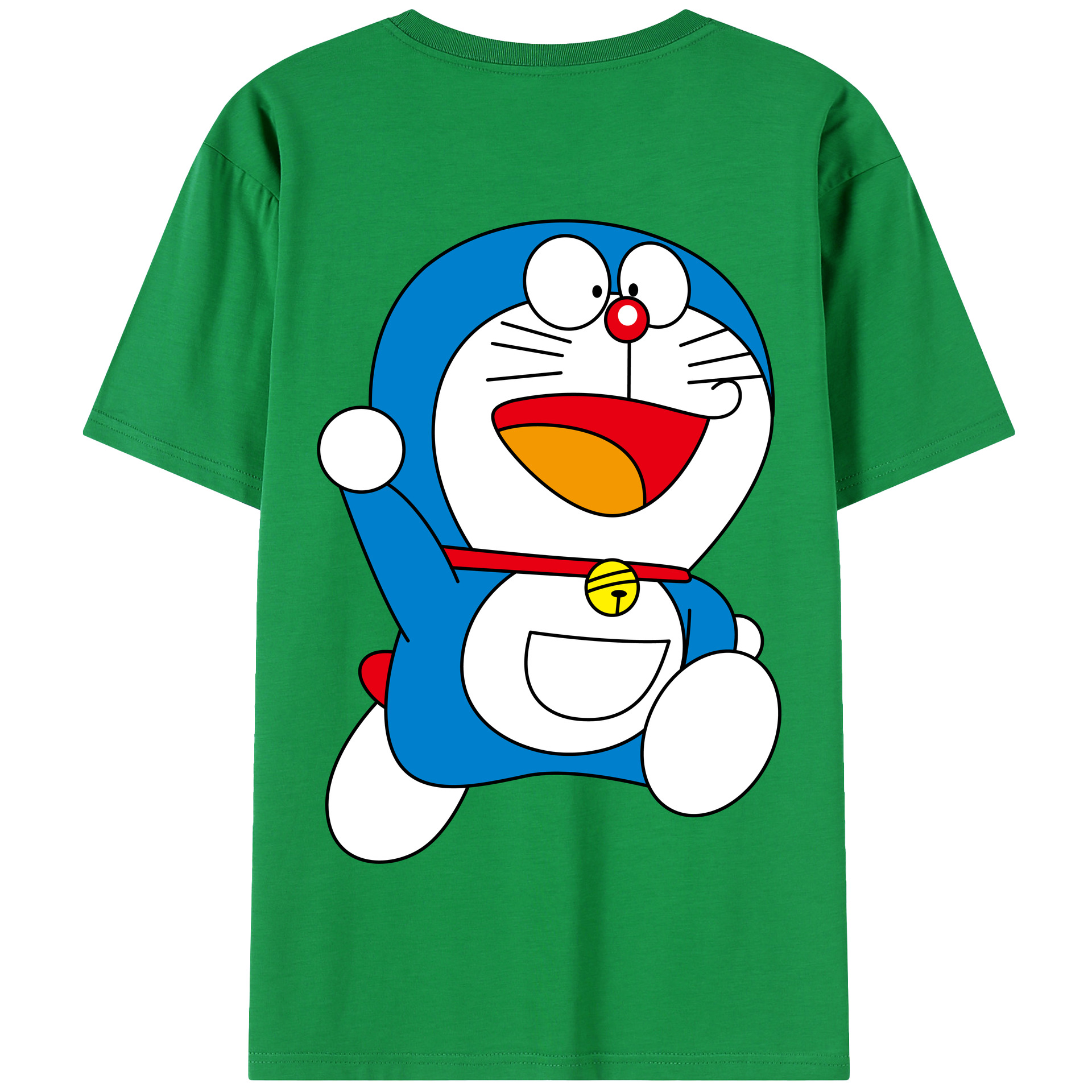（画像用） ドラえもん Doraemon 綿100％半袖Tシャツ（背面プリント）
