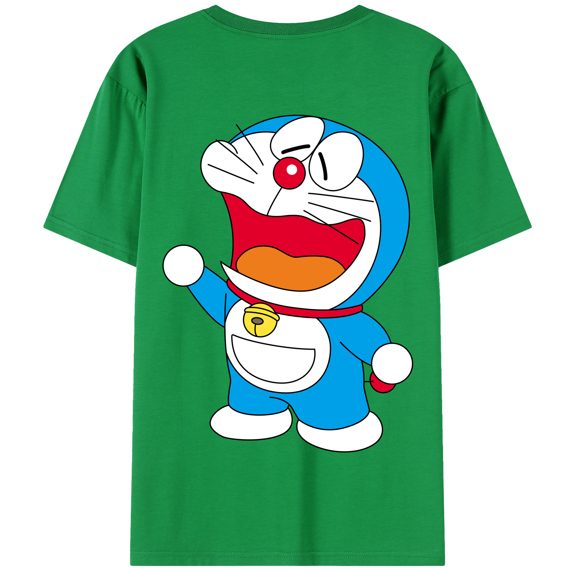（画像用） ドラえもん Doraemon 綿100％半袖Tシャツ（背面プリント）