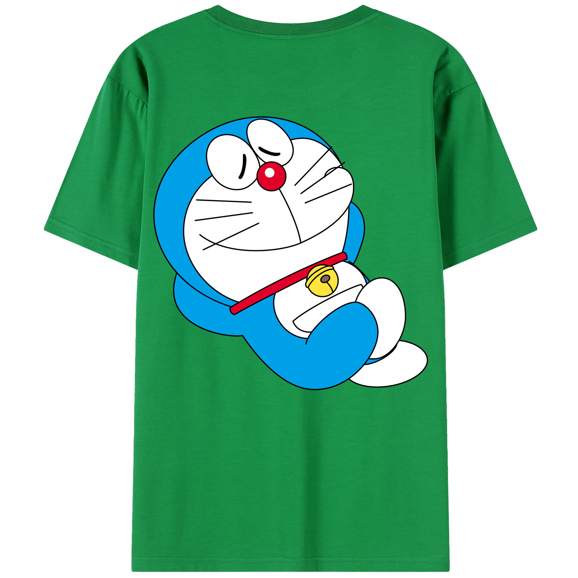 （画像用） ドラえもん Doraemon 綿100％半袖Tシャツ（背面プリント）