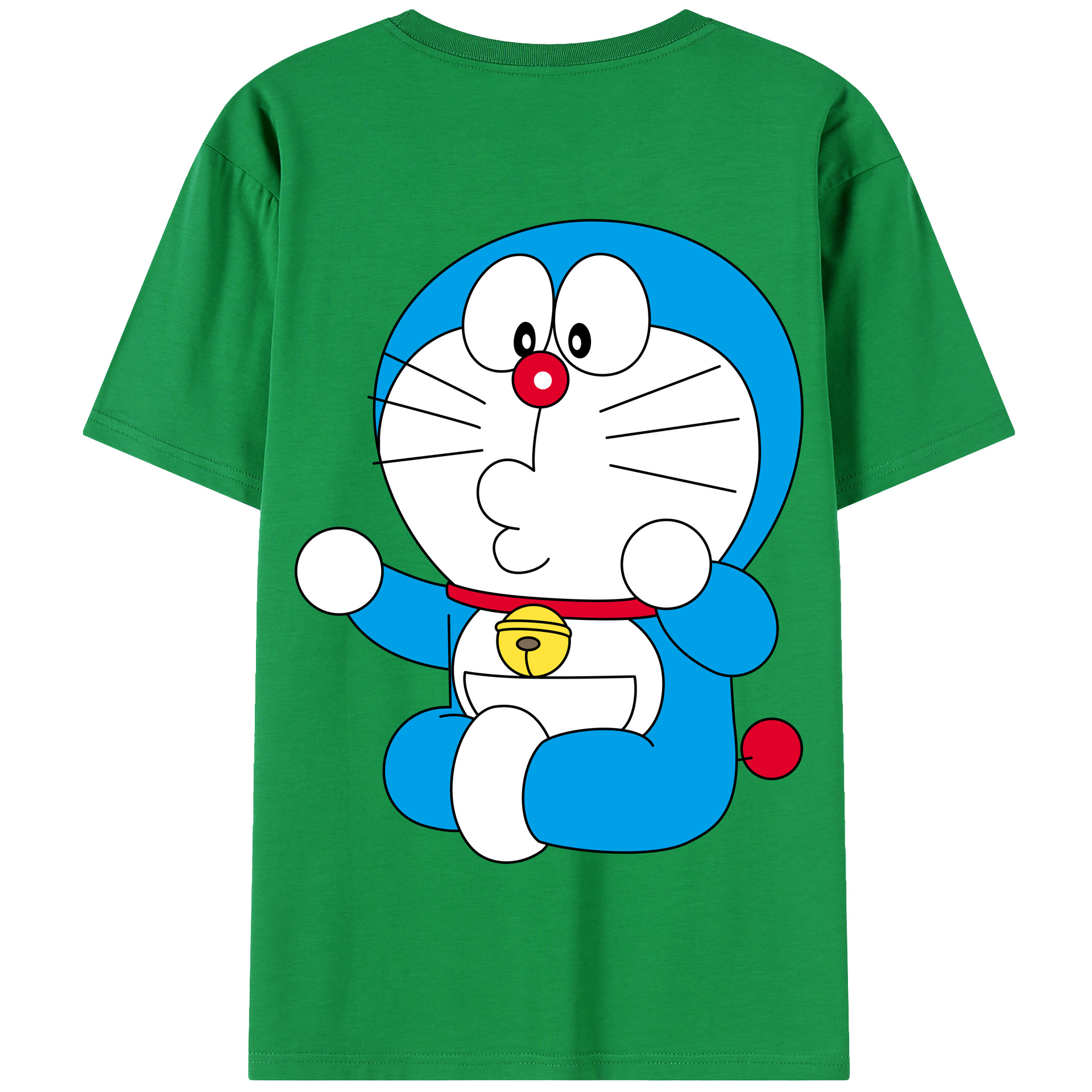 （画像用） ドラえもん Doraemon 綿100％半袖Tシャツ（背面プリント）