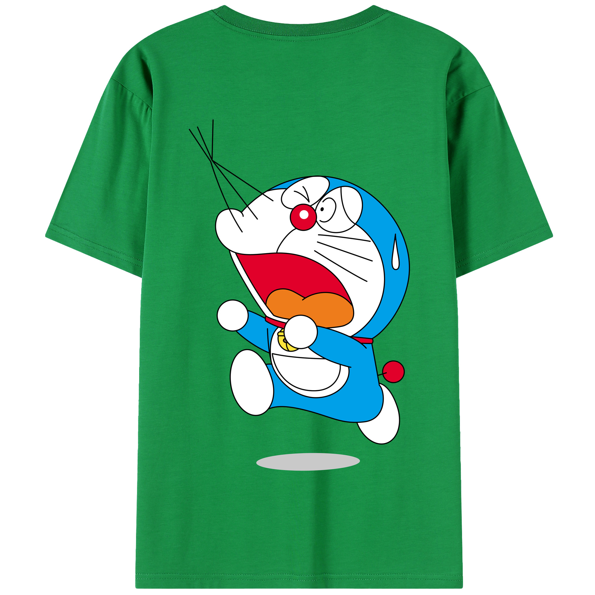 （画像用） ドラえもん Doraemon 綿100％半袖Tシャツ（背面プリント）