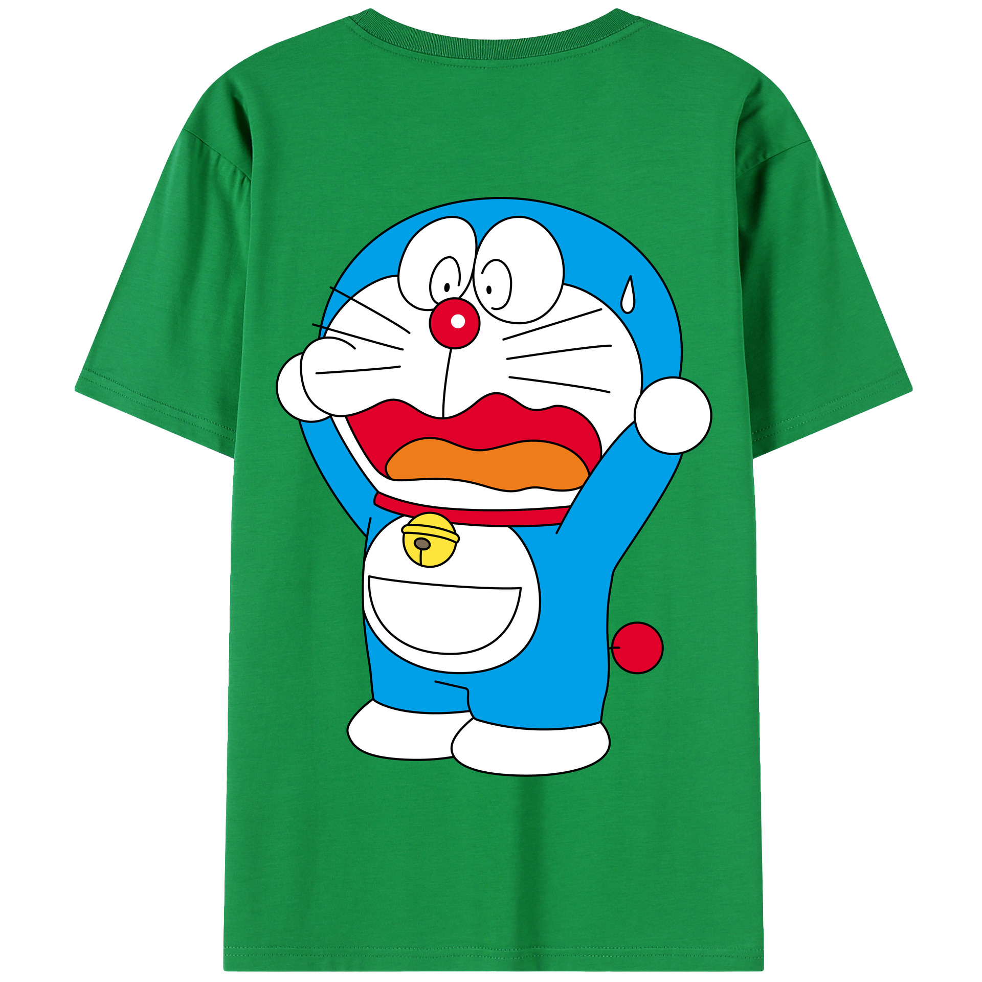 （画像用） ドラえもん Doraemon 綿100％半袖Tシャツ（背面プリント）