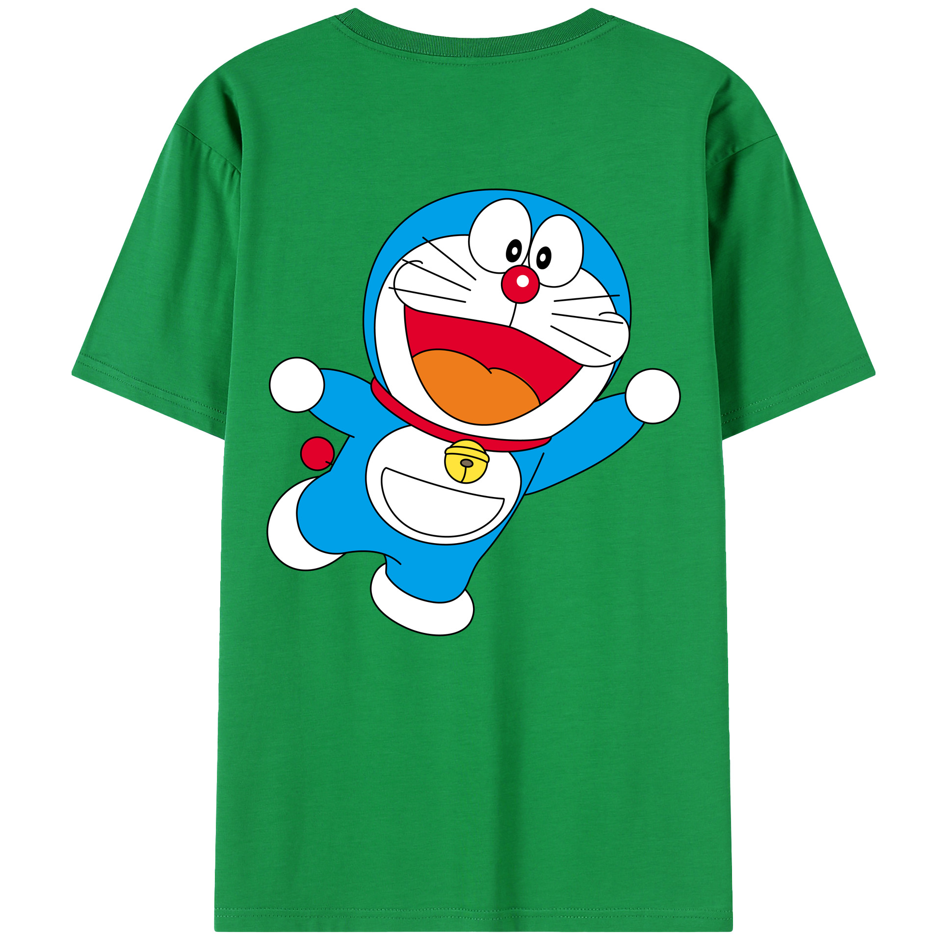 （画像用） ドラえもん Doraemon 綿100％半袖Tシャツ（背面プリント）