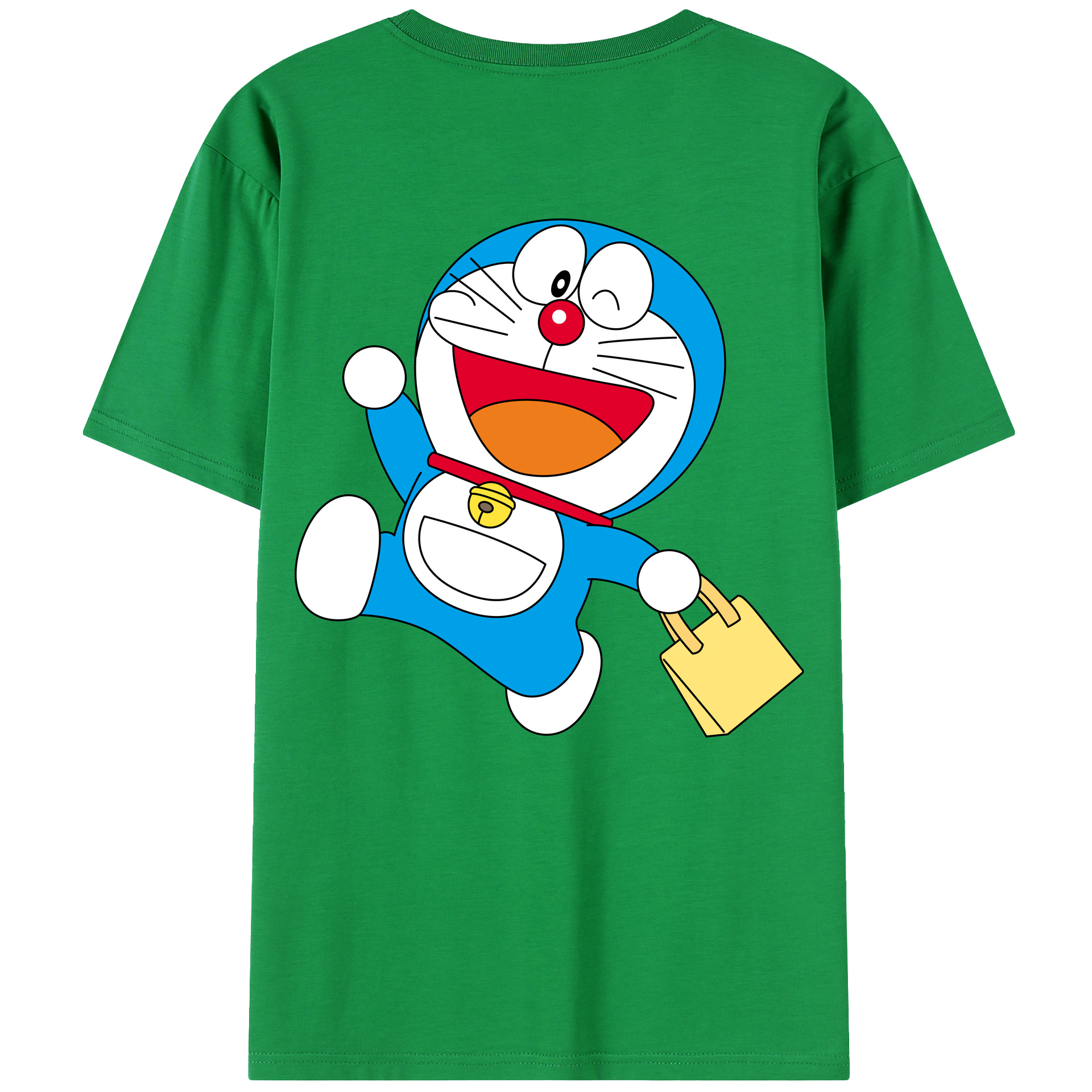 （画像用） ドラえもん Doraemon 綿100％半袖Tシャツ（背面プリント）