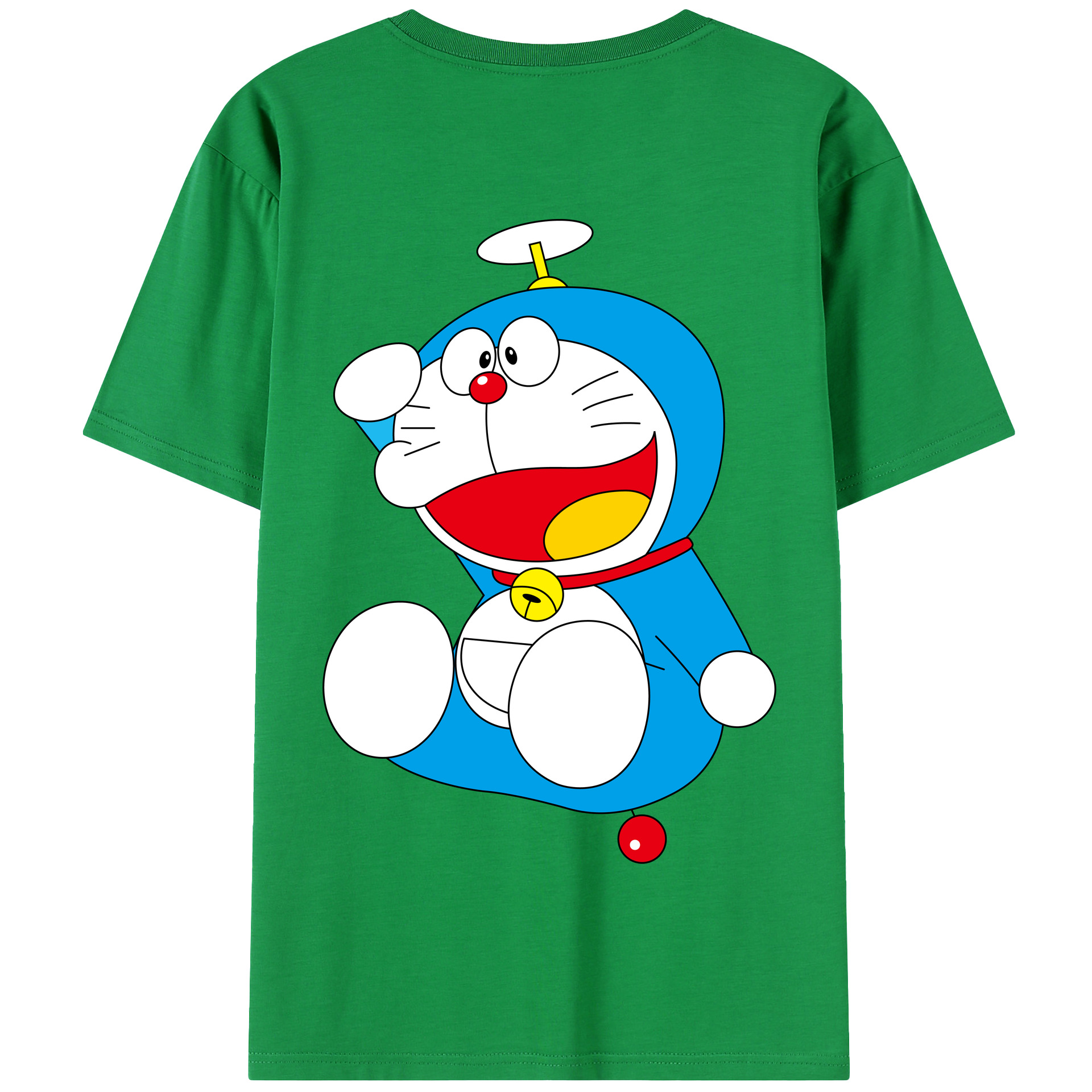 （画像用） ドラえもん Doraemon 綿100％半袖Tシャツ（背面プリント）