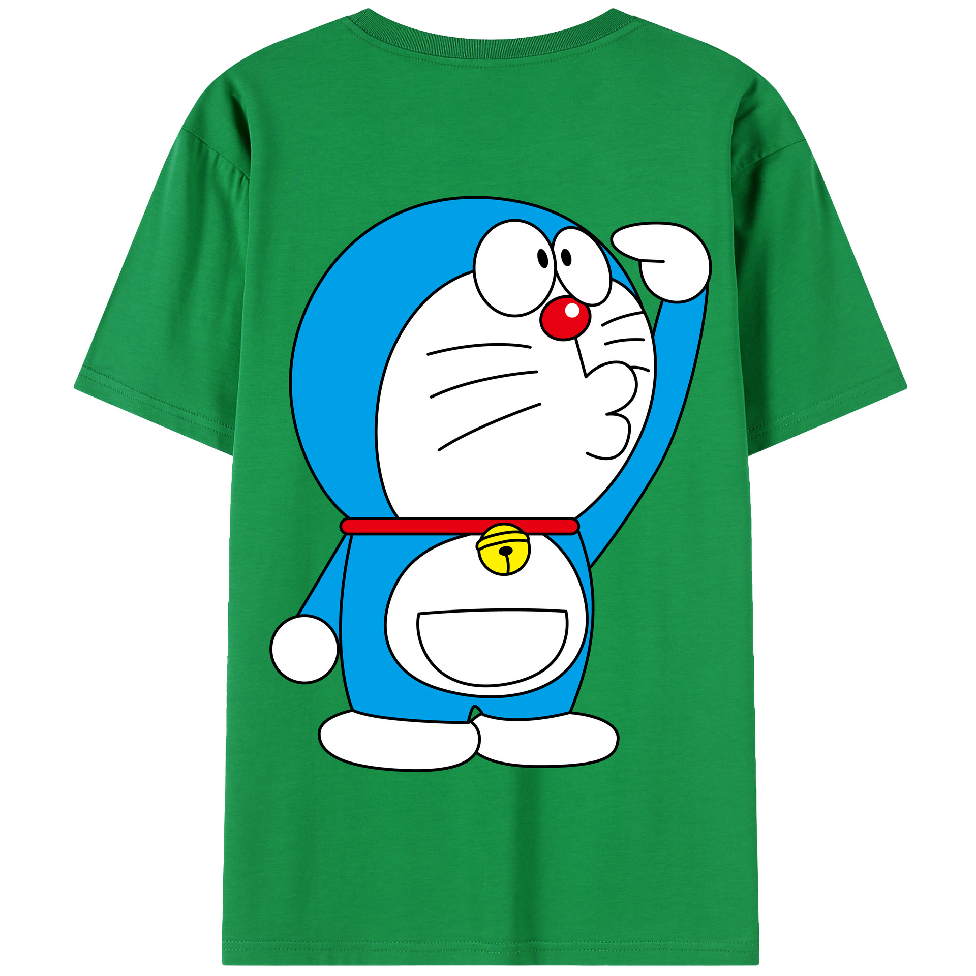 （画像用） ドラえもん Doraemon 綿100％半袖Tシャツ（背面プリント）