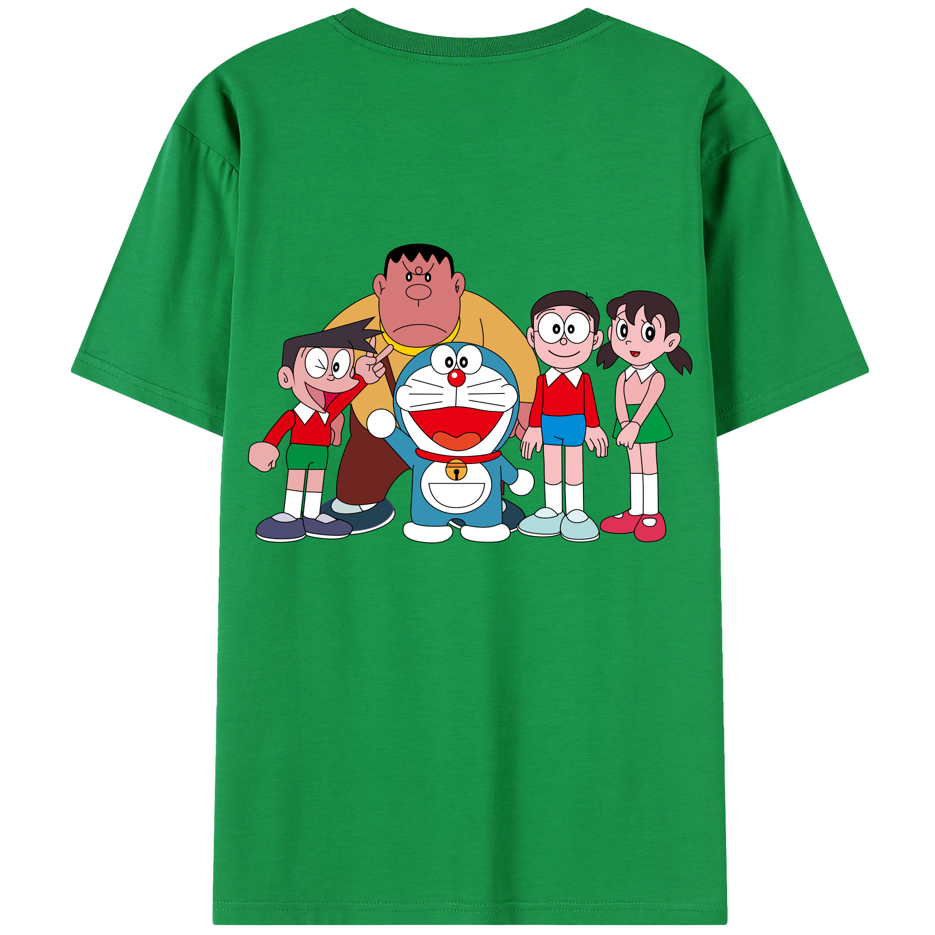 （画像用） ドラえもん 骨川 スネ夫 Doraemon Honekawa Suneo 綿100％半袖Tシャツ（背面プリント）
