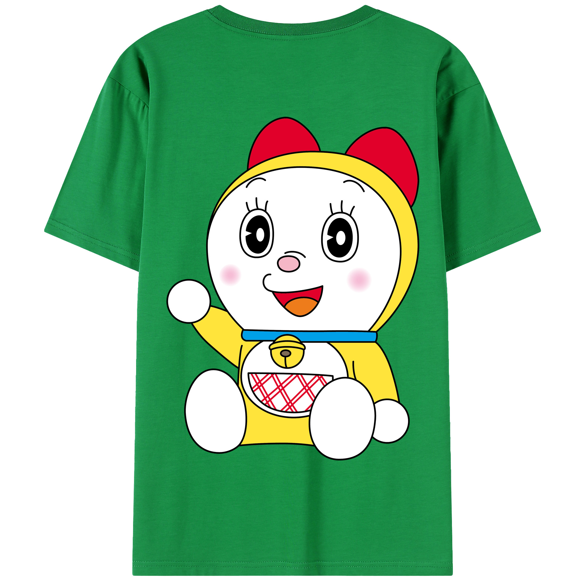 （画像用） ドラえもん ドラミ Doraemon Dorami 綿100％半袖Tシャツ（背面プリント）
