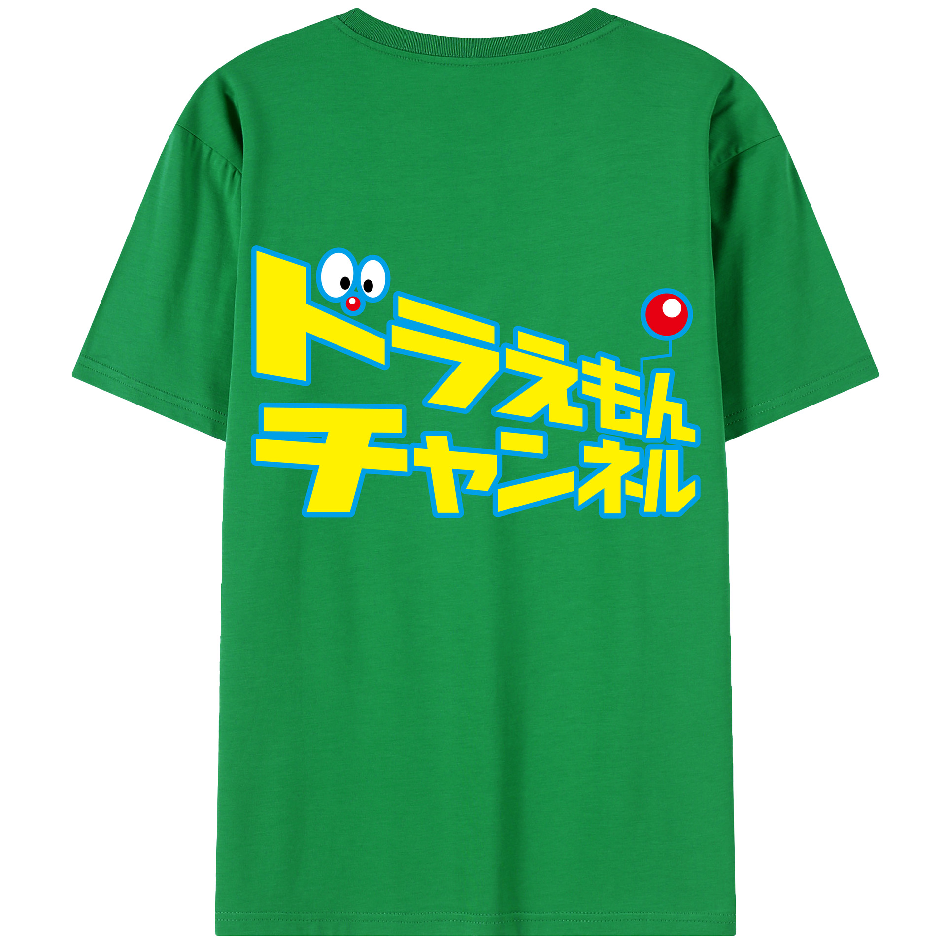 （画像用） ドラえもん Doraemon 綿100％半袖Tシャツ（背面プリント）