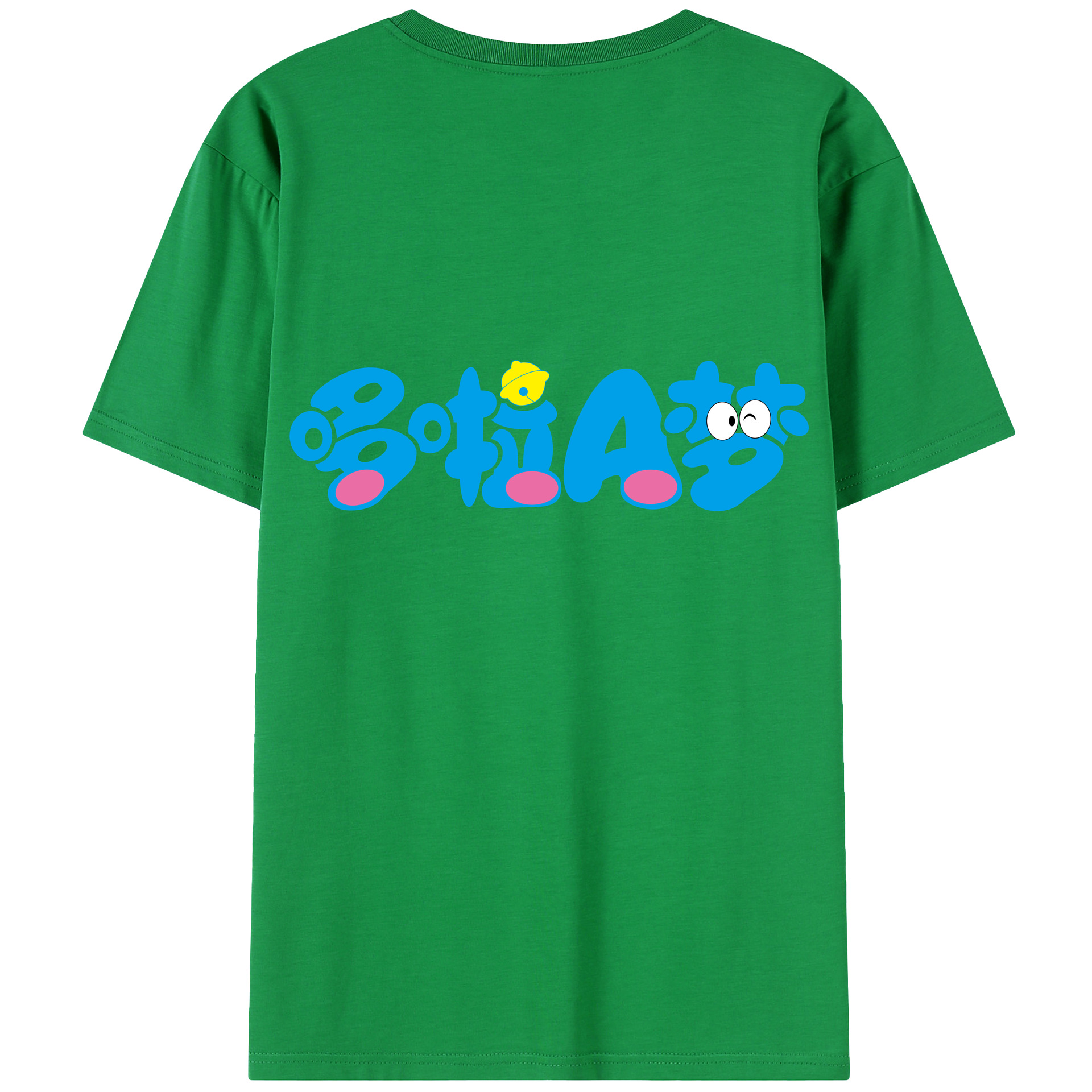 （画像用） ドラえもん Doraemon 綿100％半袖Tシャツ（背面プリント）