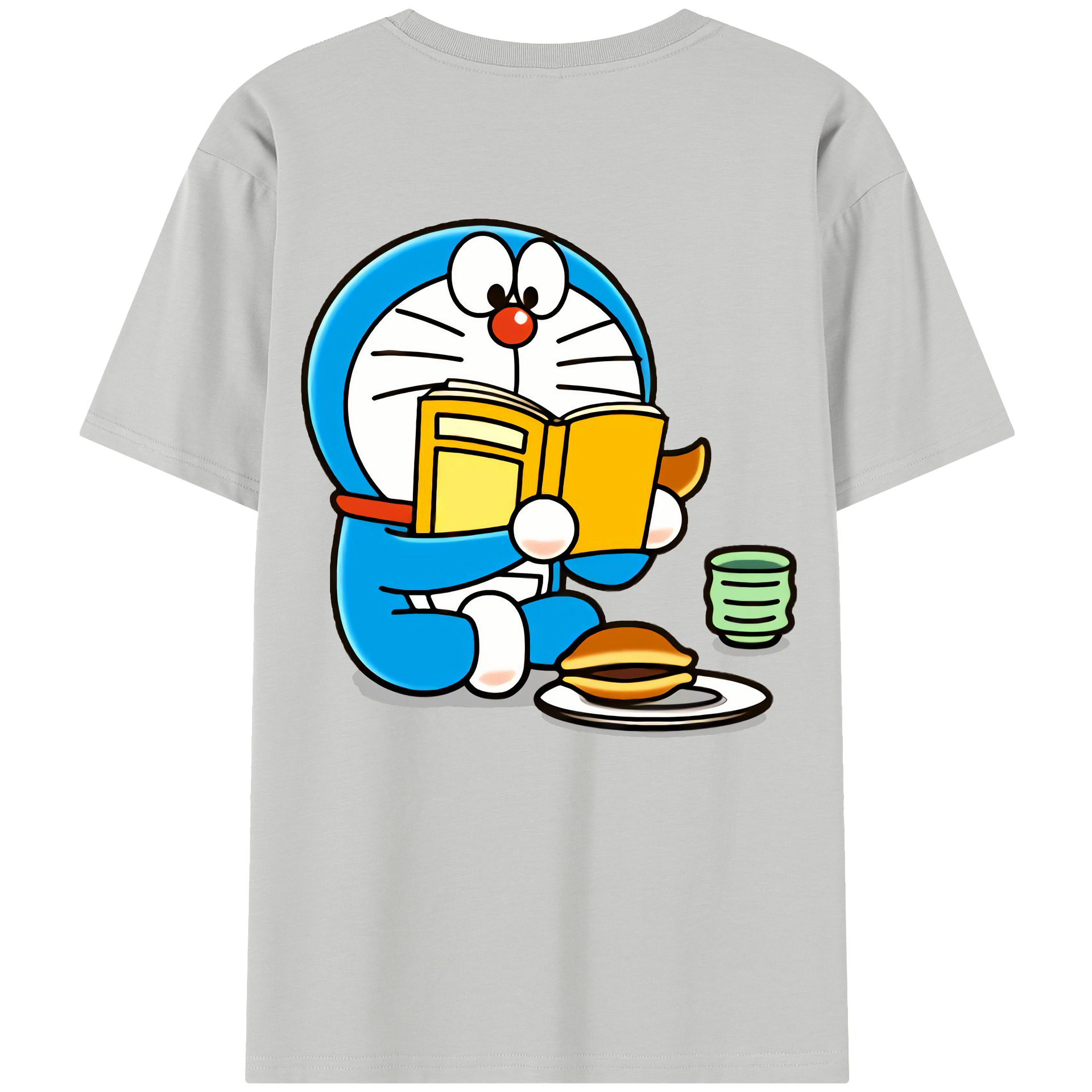 （画像用） ドラえもん Doraemon 綿100％半袖Tシャツ（背面プリント）