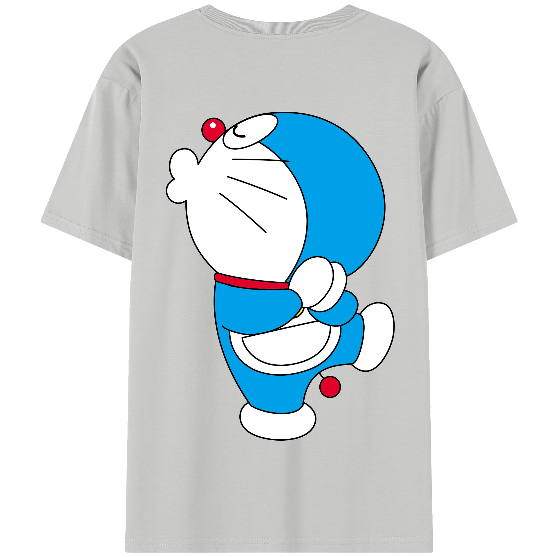 （画像用） ドラえもん Doraemon 綿100％半袖Tシャツ（背面プリント）