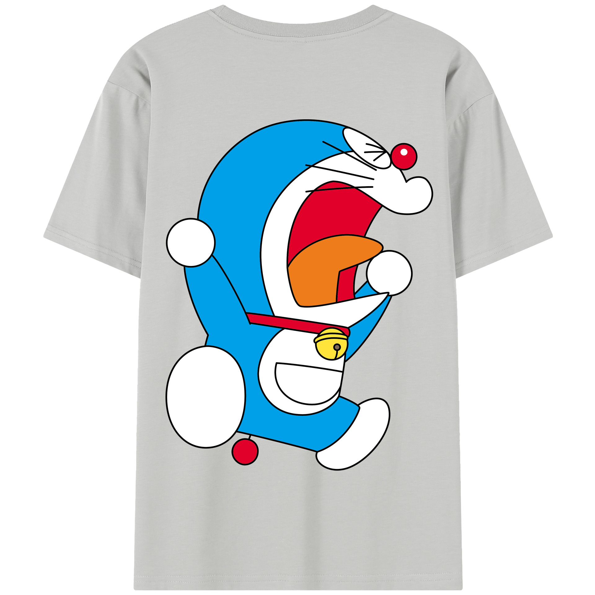 （画像用） ドラえもん Doraemon 綿100％半袖Tシャツ（背面プリント）