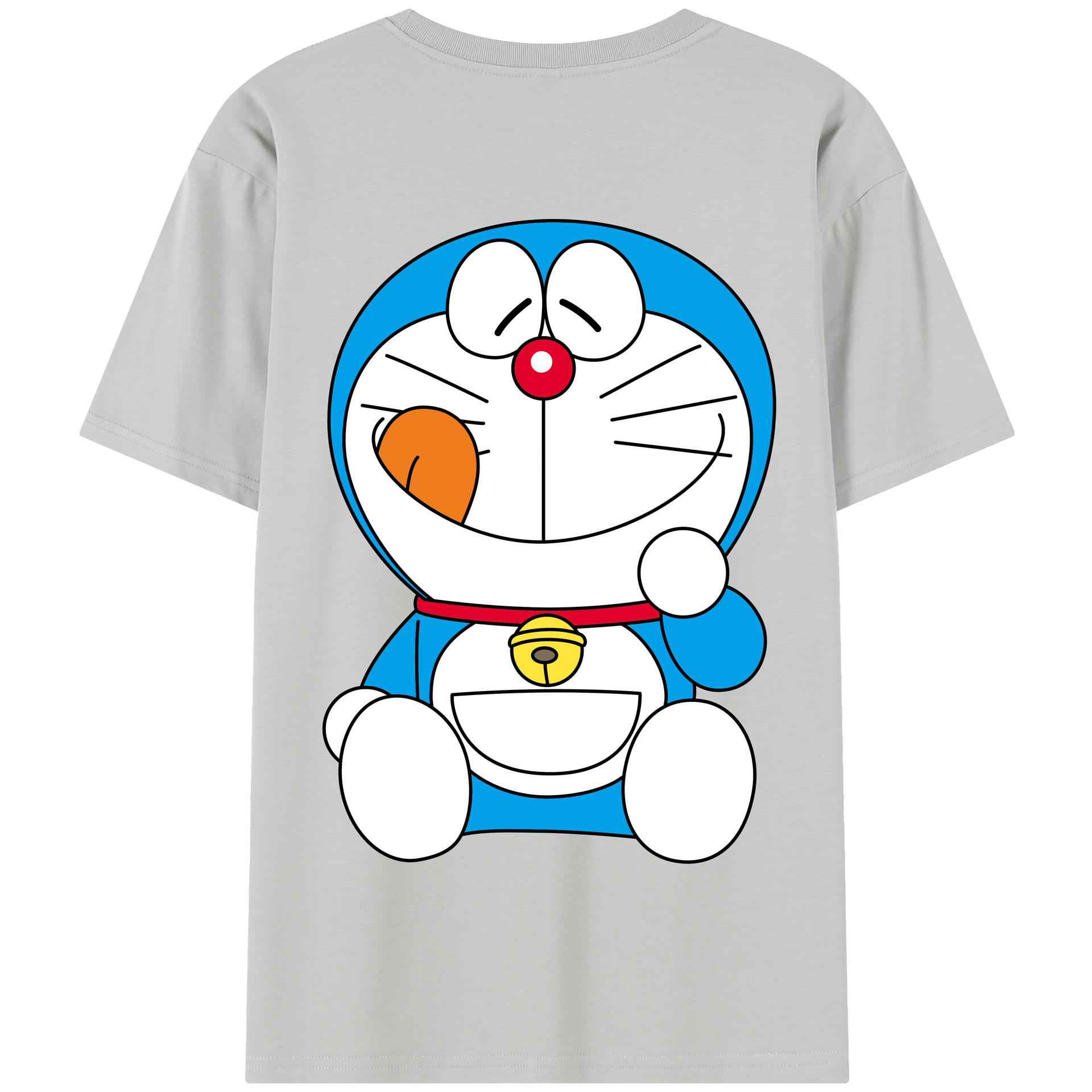 （画像用） ドラえもん Doraemon 綿100％半袖Tシャツ（背面プリント）