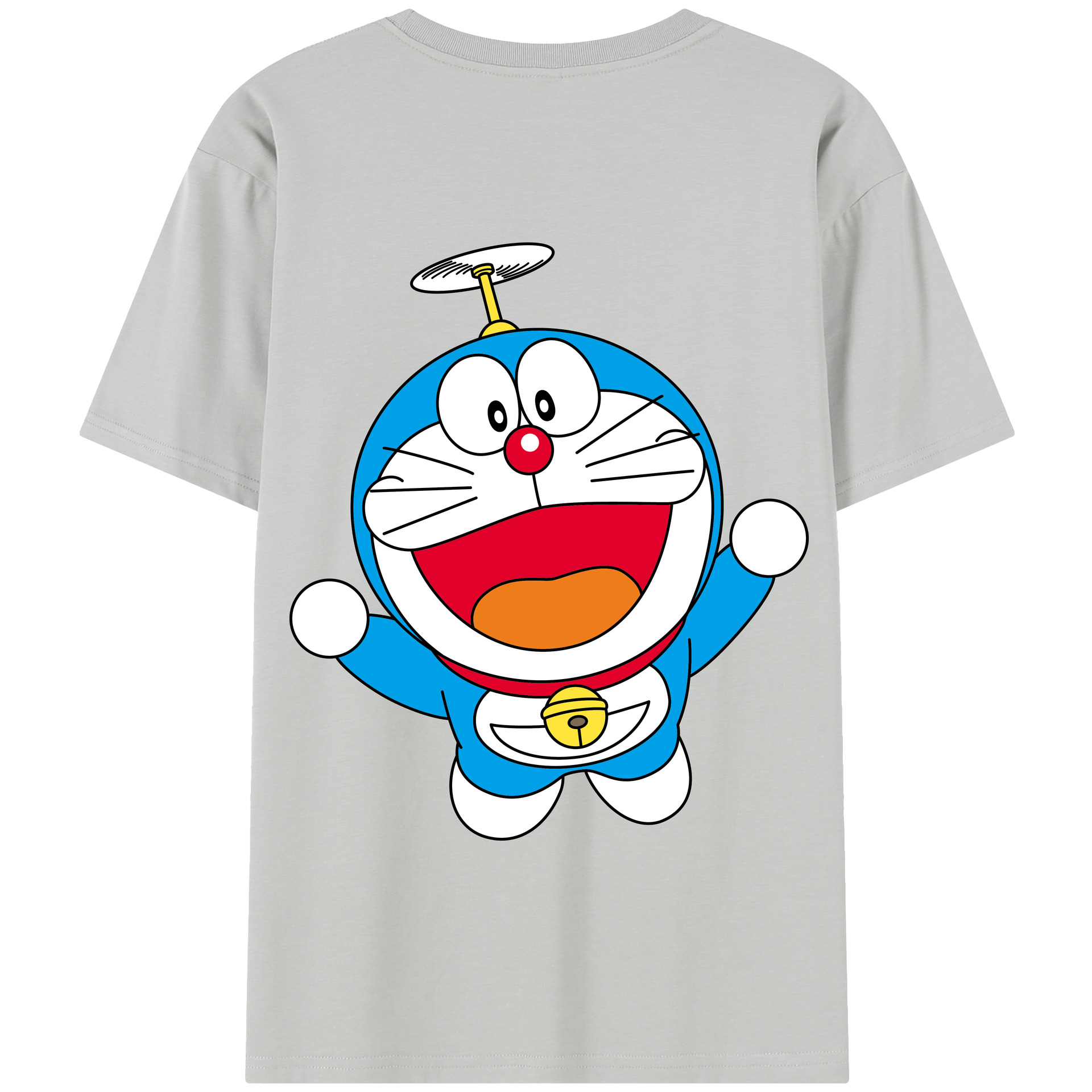 （画像用） ドラえもん Doraemon 綿100％半袖Tシャツ（背面プリント）