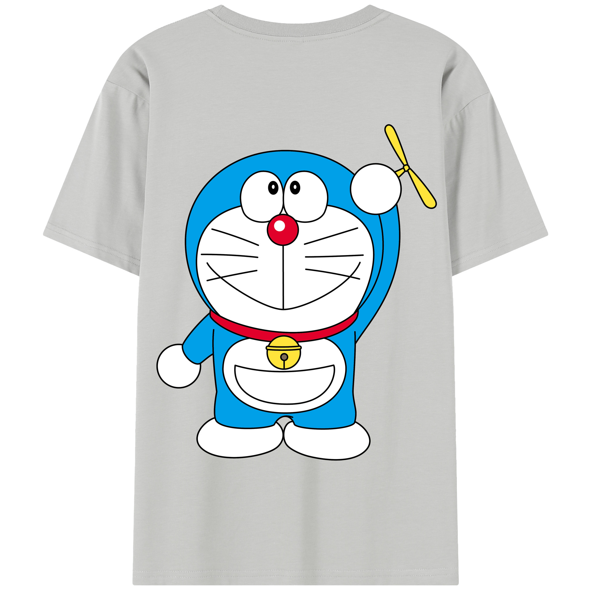 （画像用） ドラえもん Doraemon 綿100％半袖Tシャツ（背面プリント）
