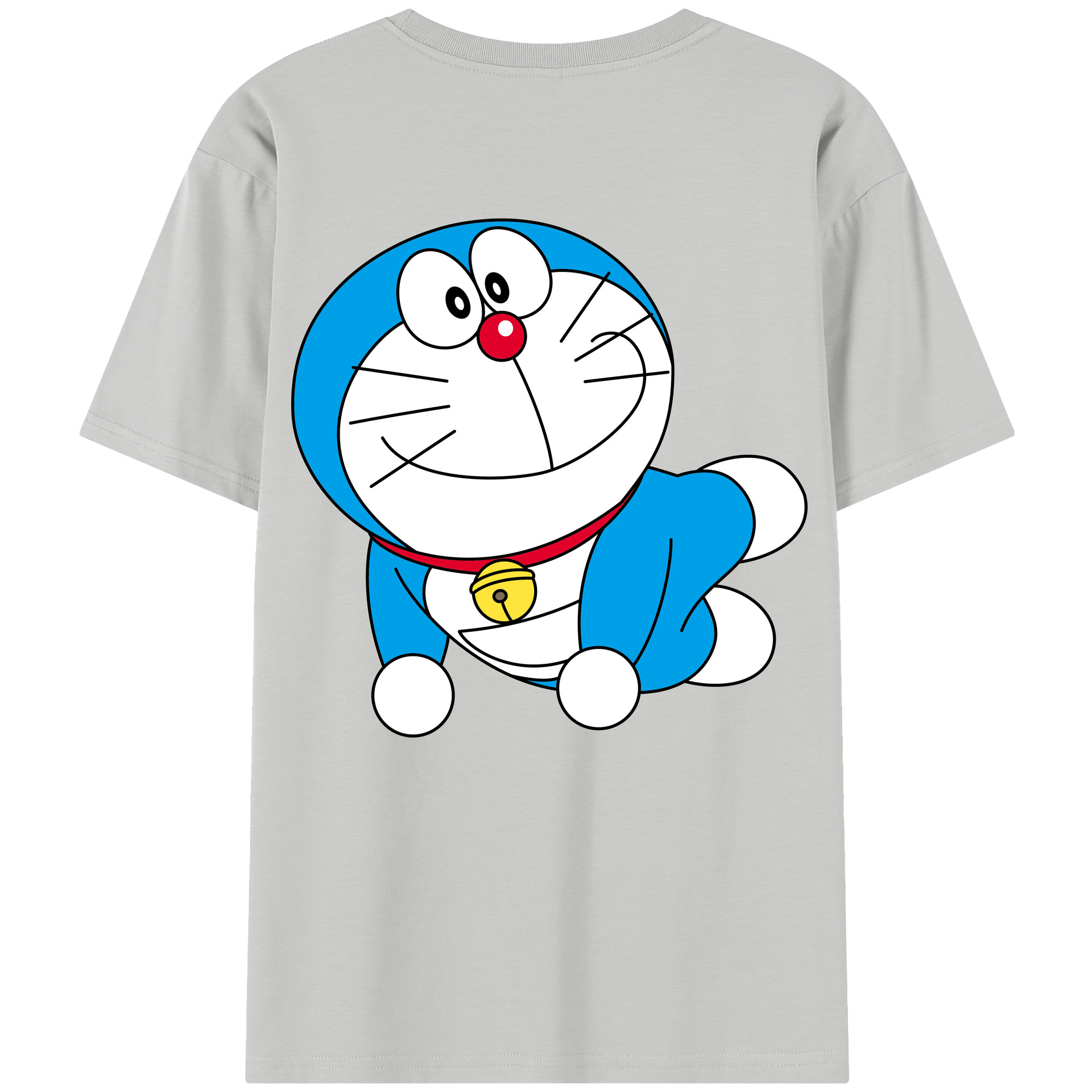 （画像用） ドラえもん Doraemon 綿100％半袖Tシャツ（背面プリント）