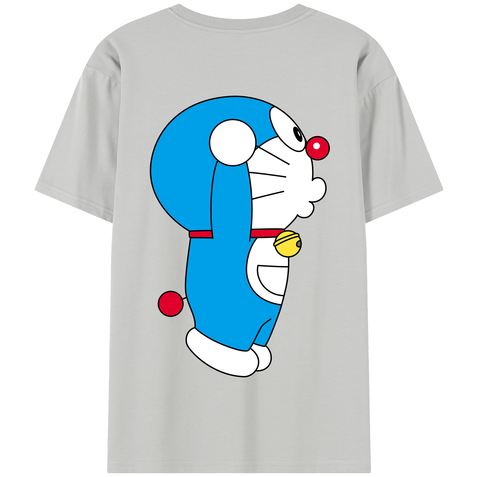 （画像用） ドラえもん Doraemon 綿100％半袖Tシャツ（背面プリント）
